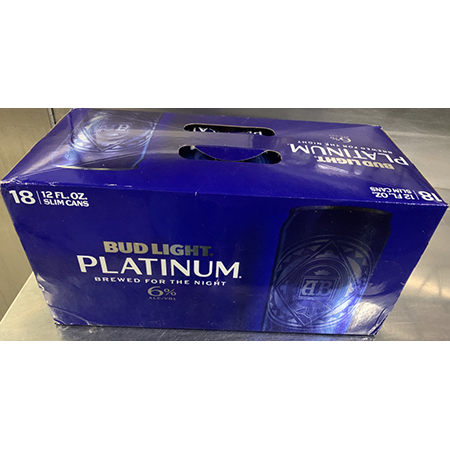Bud Light Platinum 18 Pack 12 OZ Cans