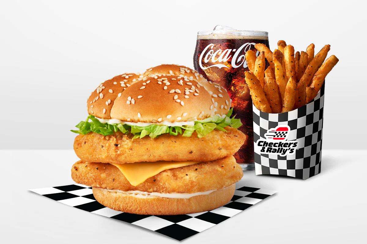 Spicy Chicken Double Sandwich Combo