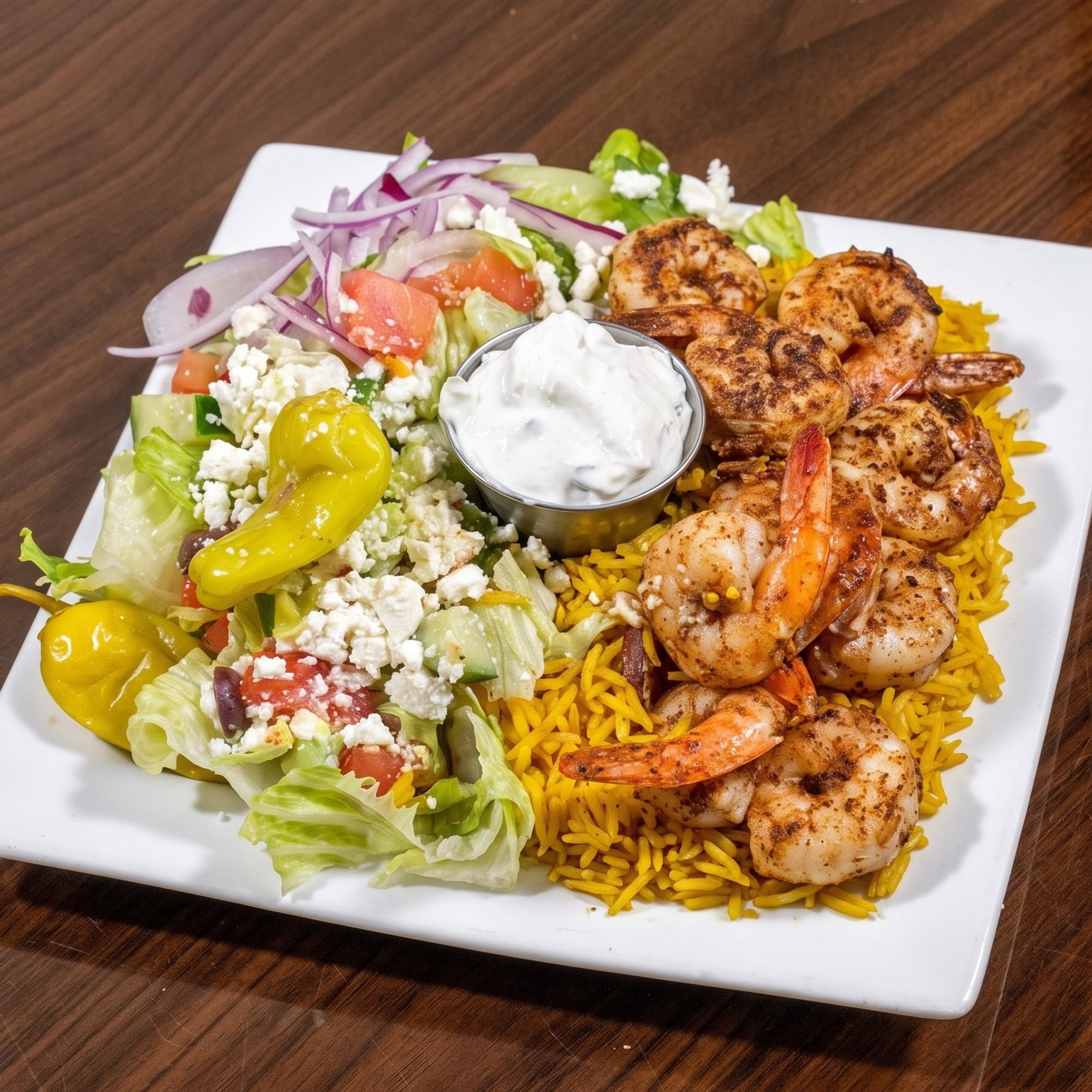 Shrimp Kabob Plate