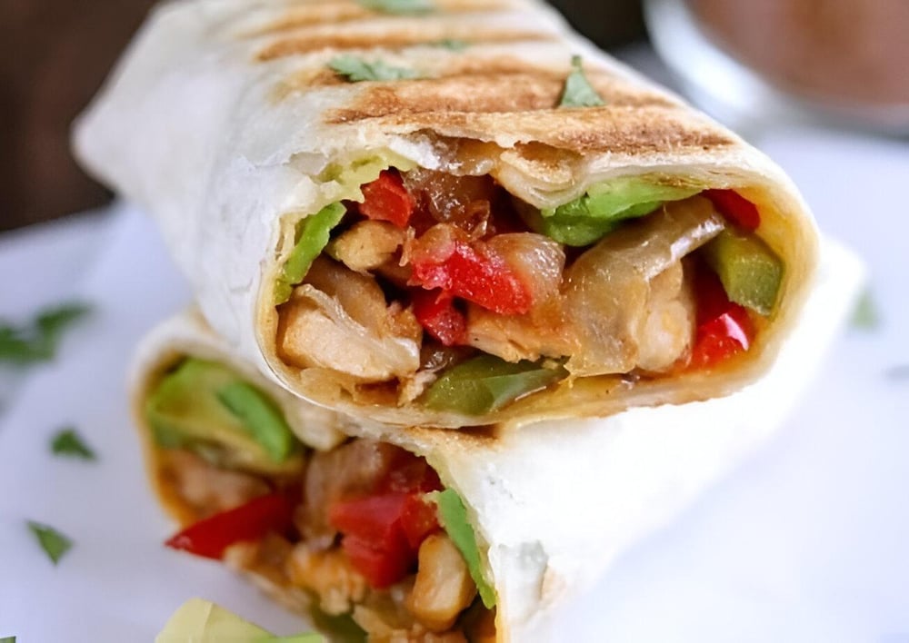 chicken fajita roll