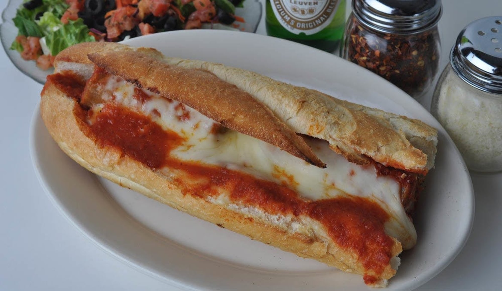 Sausage Parmigiana Italian Sandwich