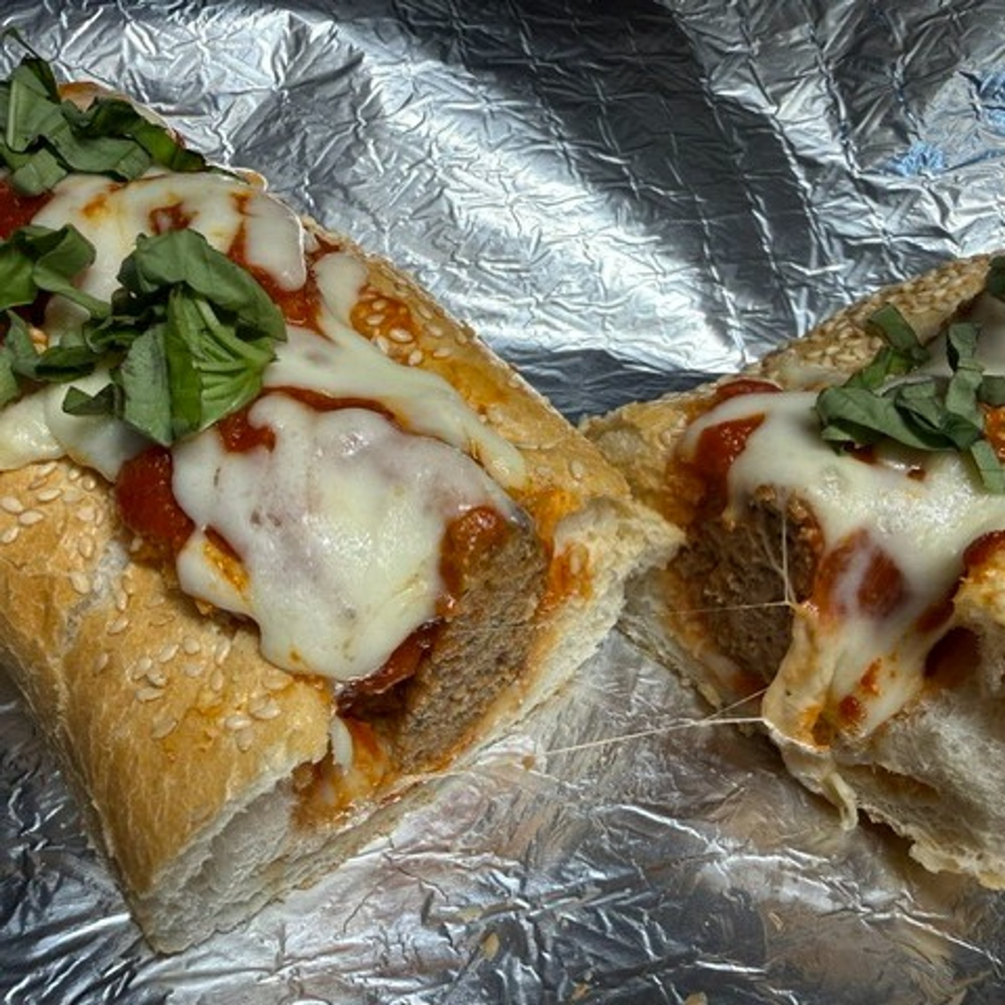 Nonnas's Meatball Hero Sandwich