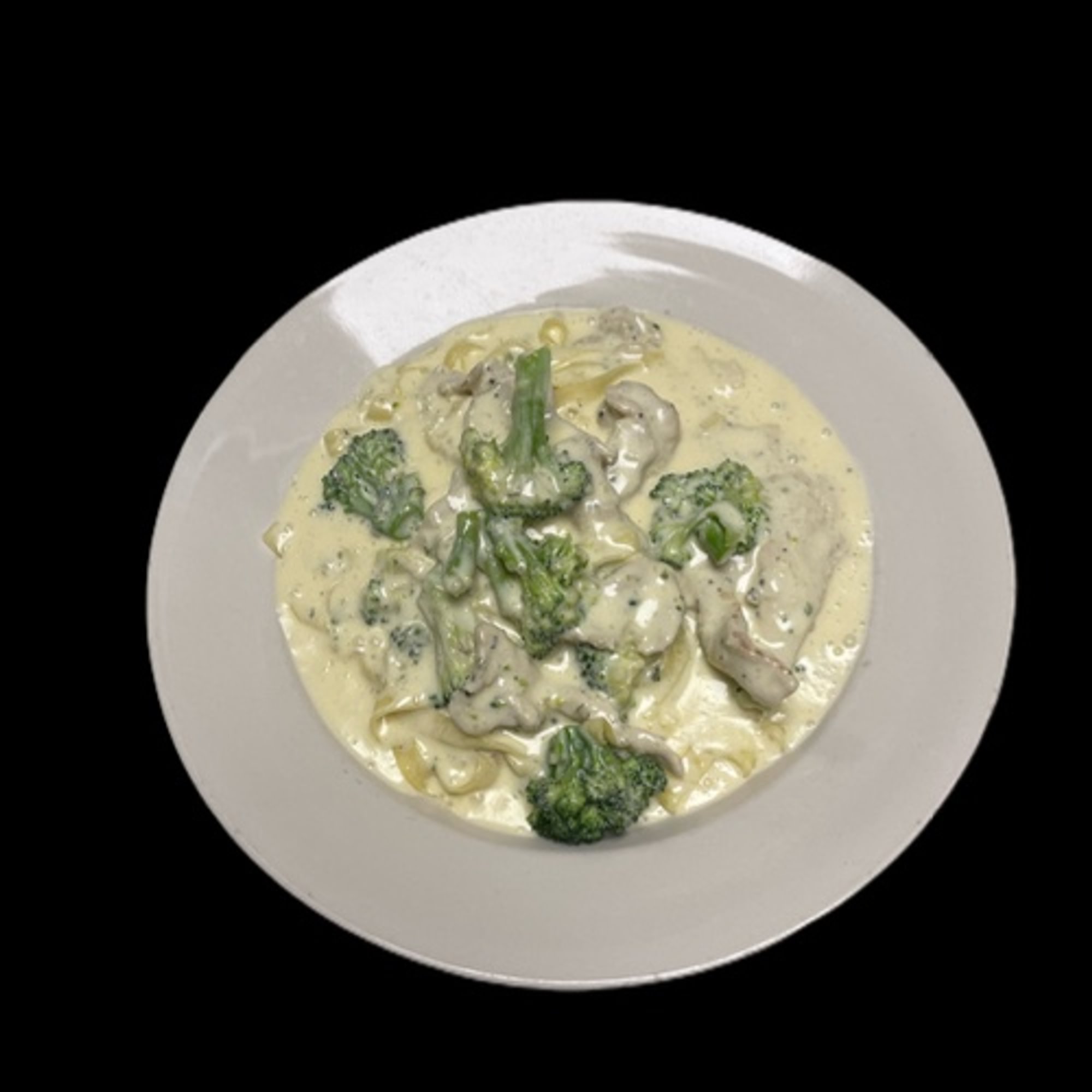 Fettuccine With Chicken & Broccoli (Pasta)