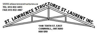 St Lawrence Structures | 1030 Virginia Dr, Cornwall, ON K6H 0G8 | +1 613-932-4413