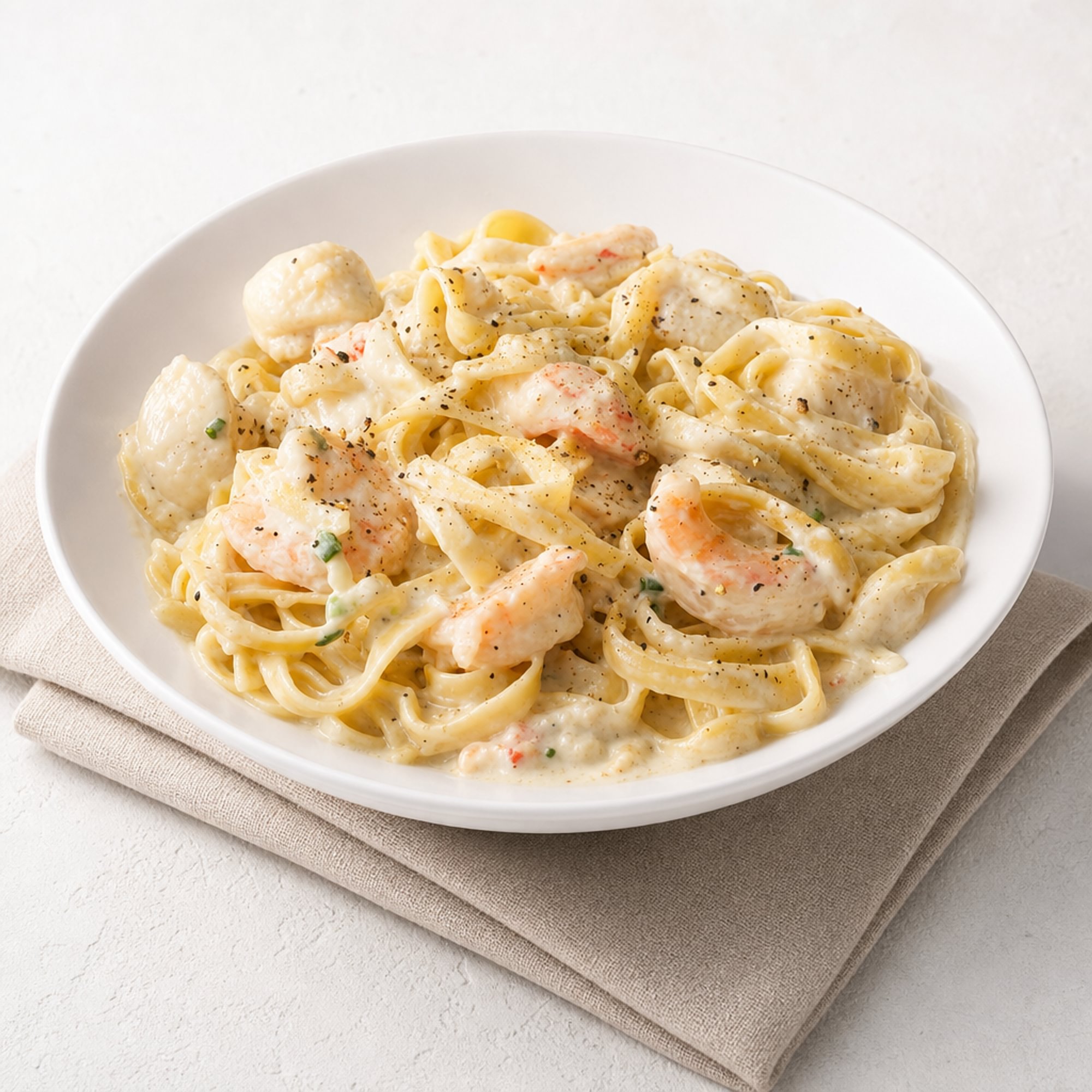 Seafood Alfredo