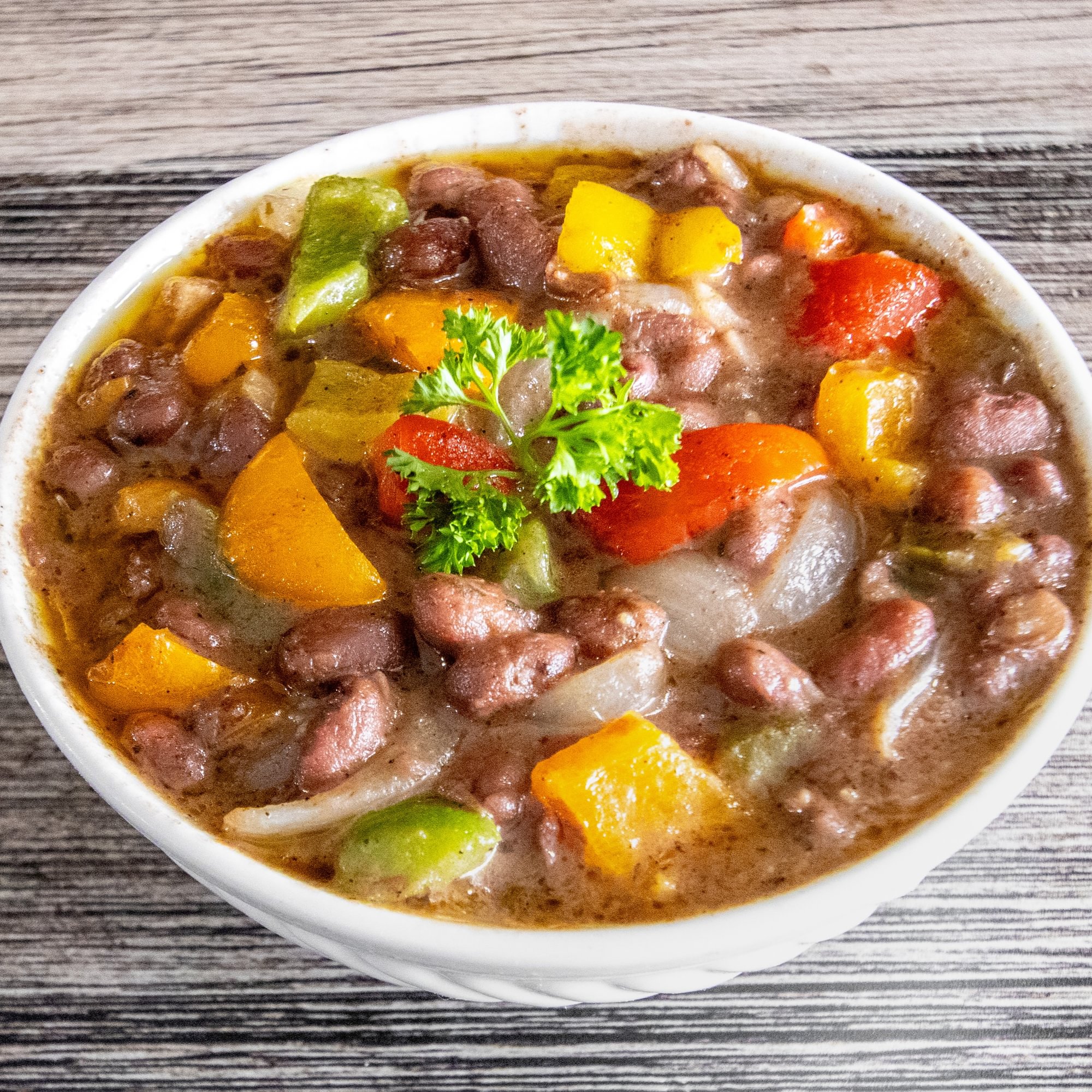 Red Beans with Plantains