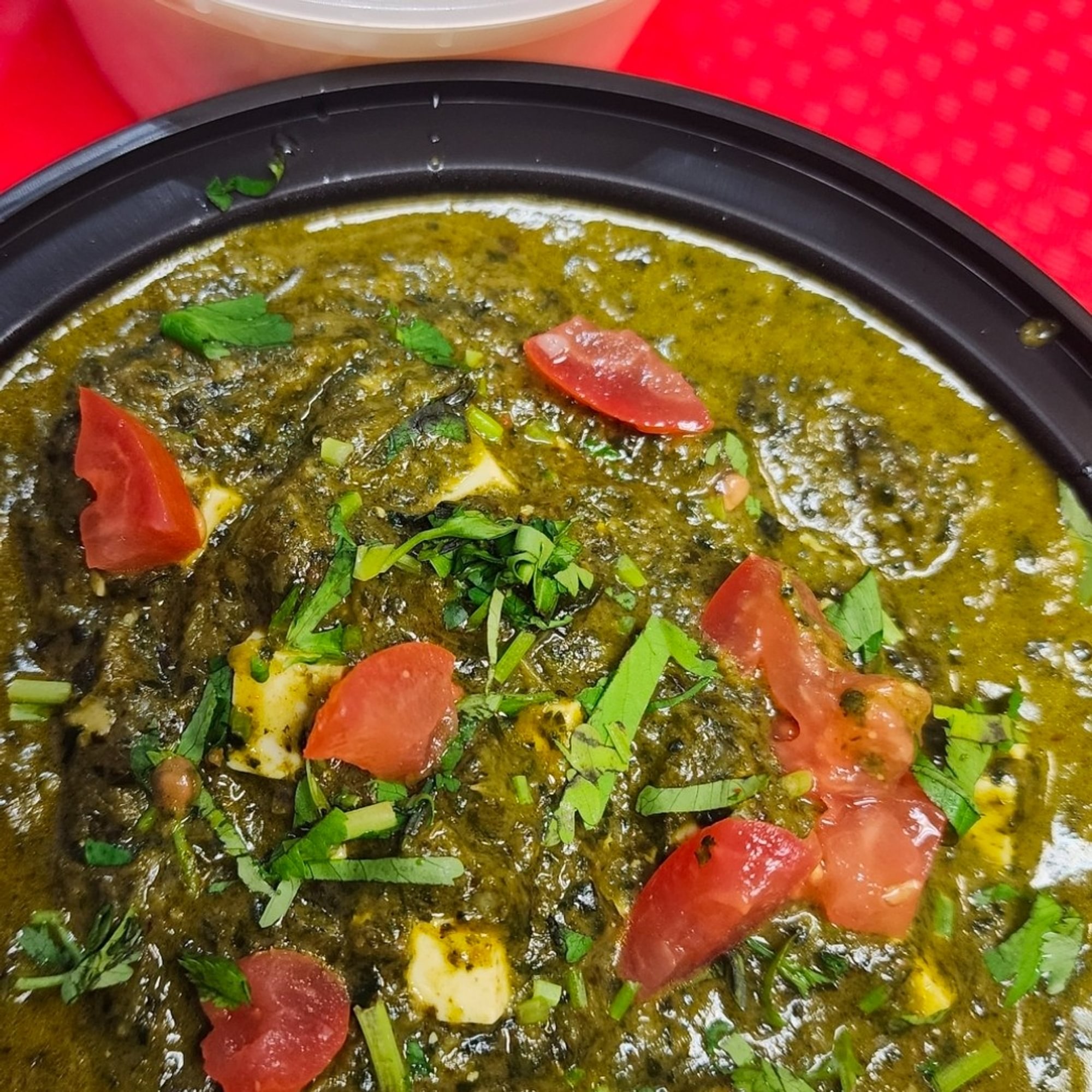 Palak Paneer Lunch