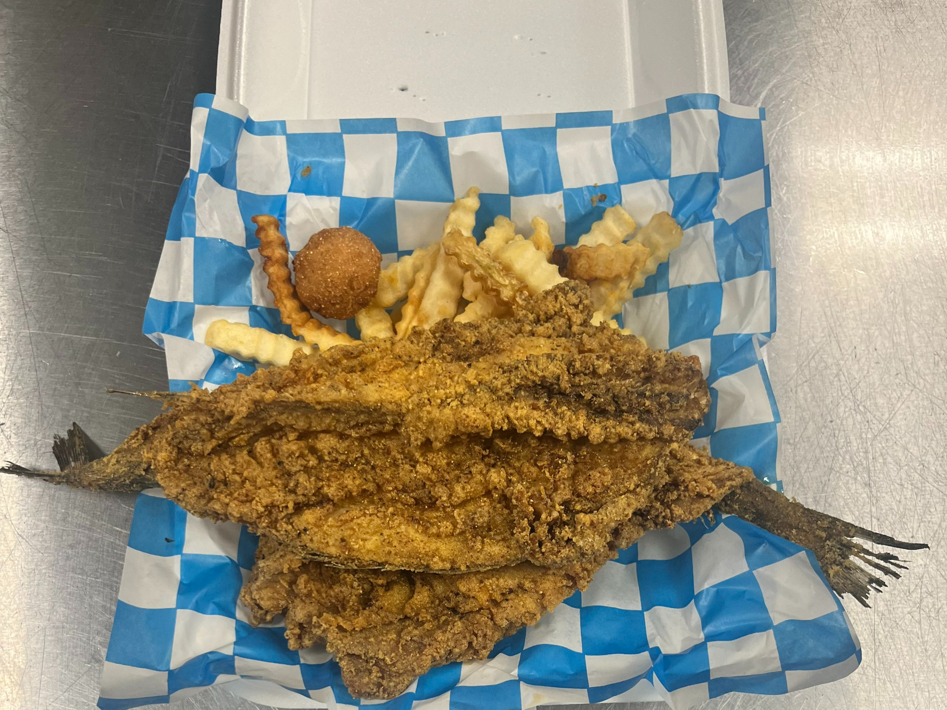 2 Piece Whole Whiting Dinner with Fries