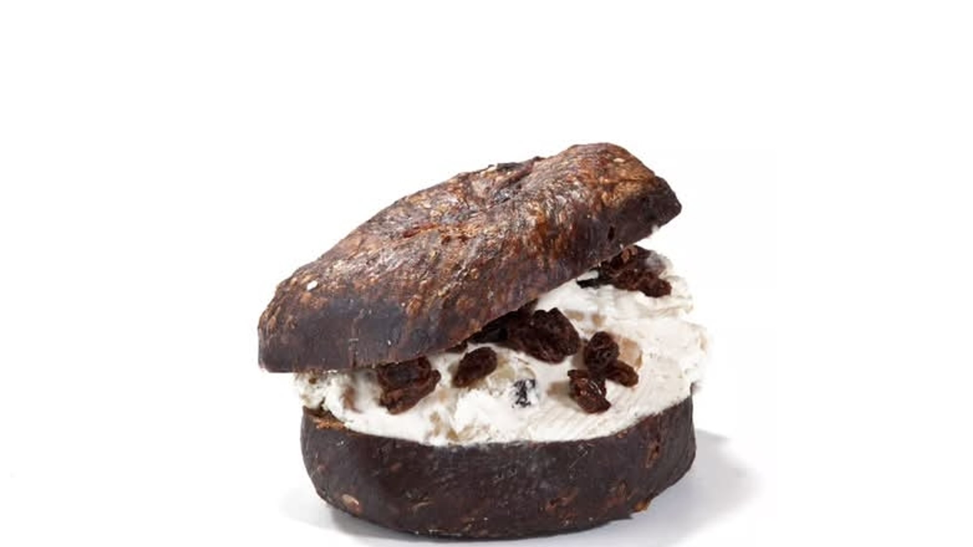 Apple Walnut Raisin on a Bagel