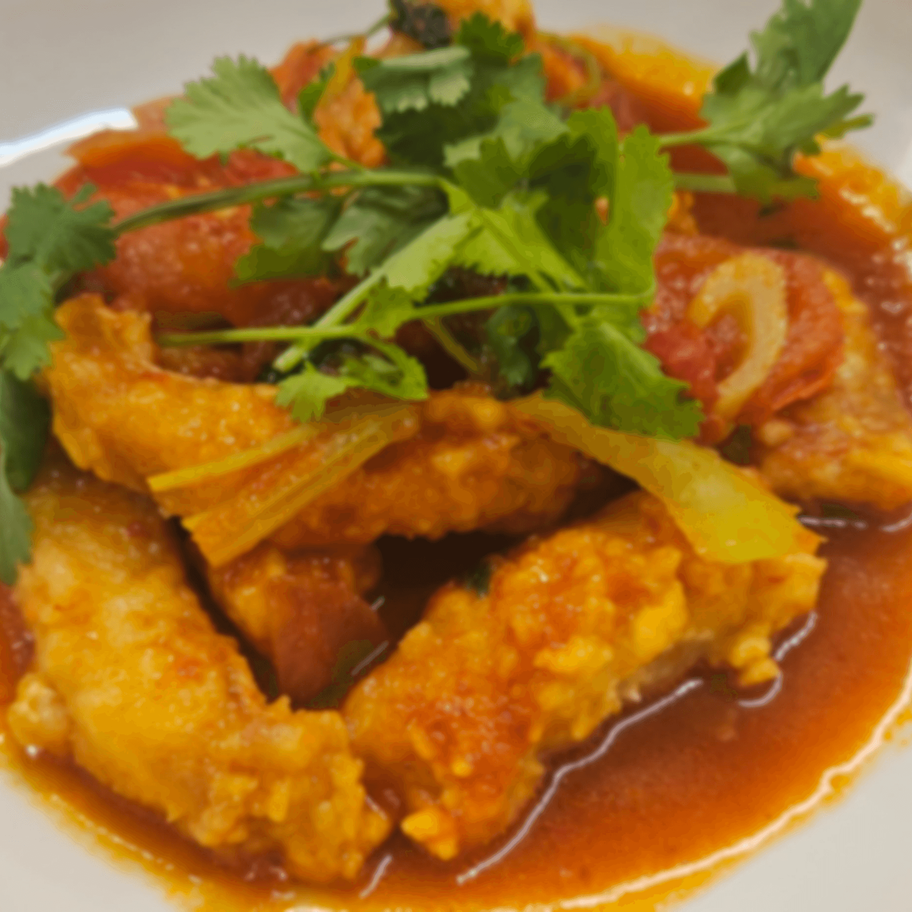 C8 Burmese fish curry