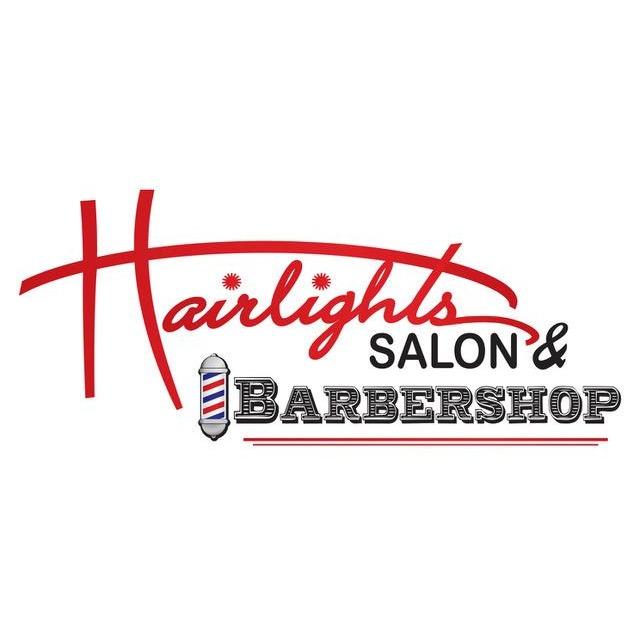 Hairlights Salon &amp; Barbershop Logo