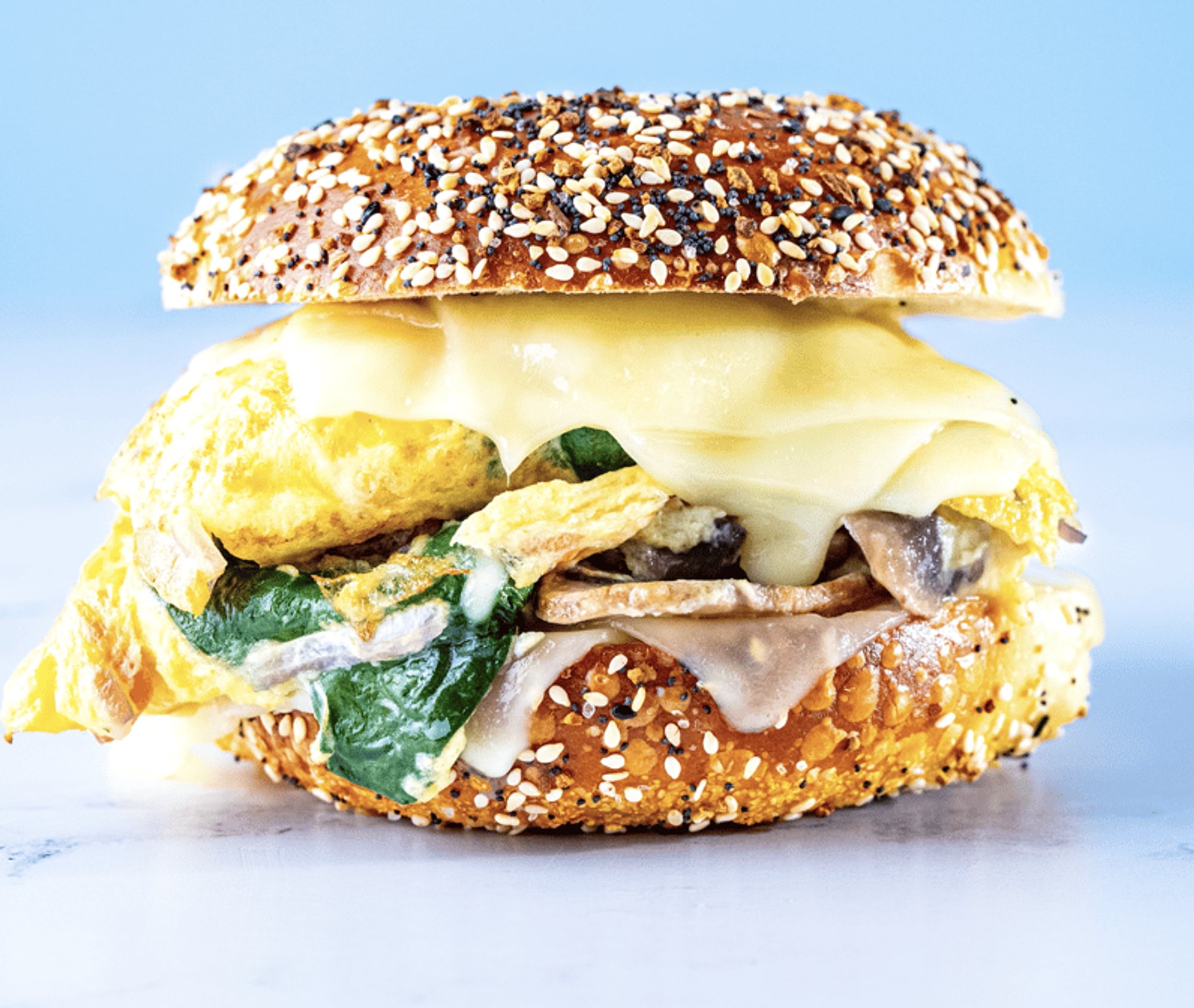 Spinach, Mushroom, & Cheese