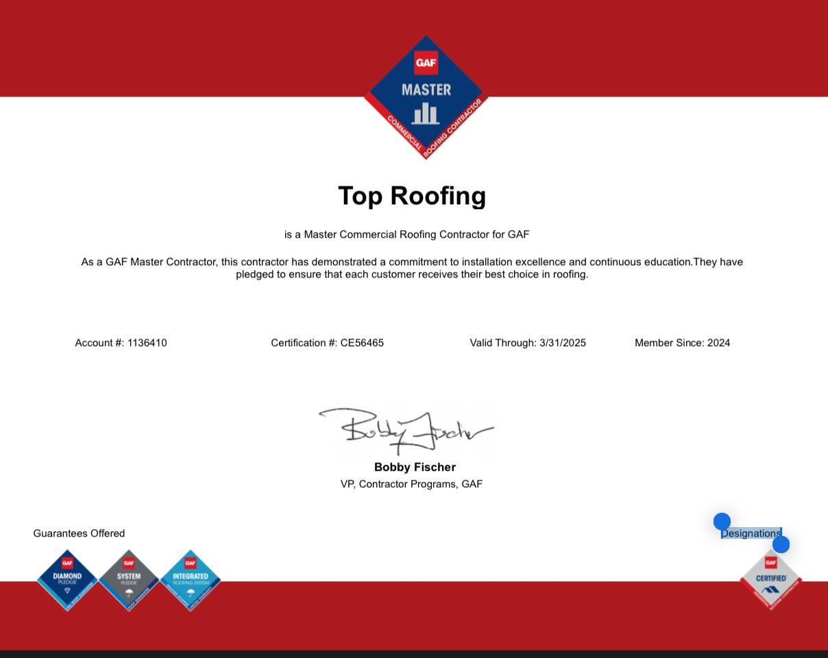 Top Roofing Image
