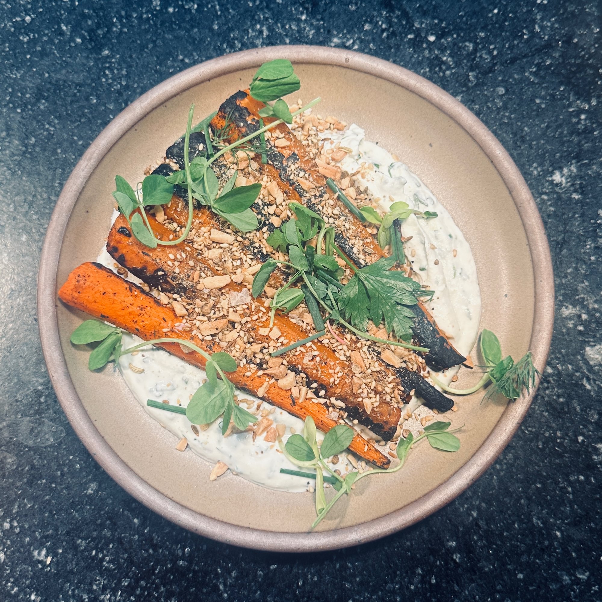 Wood Fired Organic Carrots