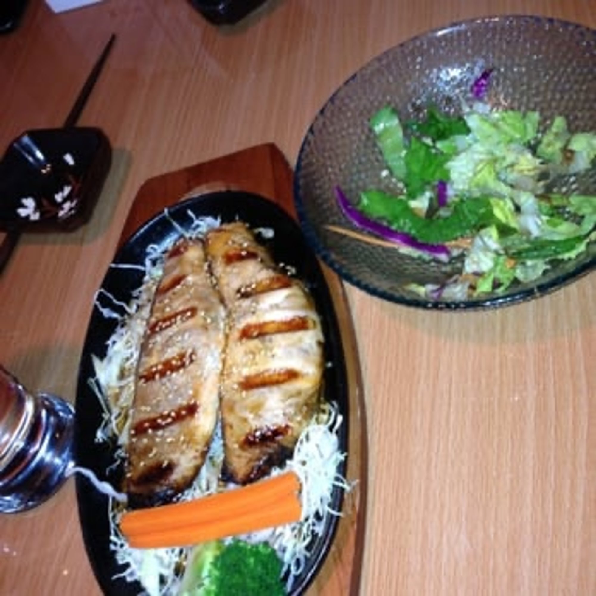 Salmon Teriyaki Dinner