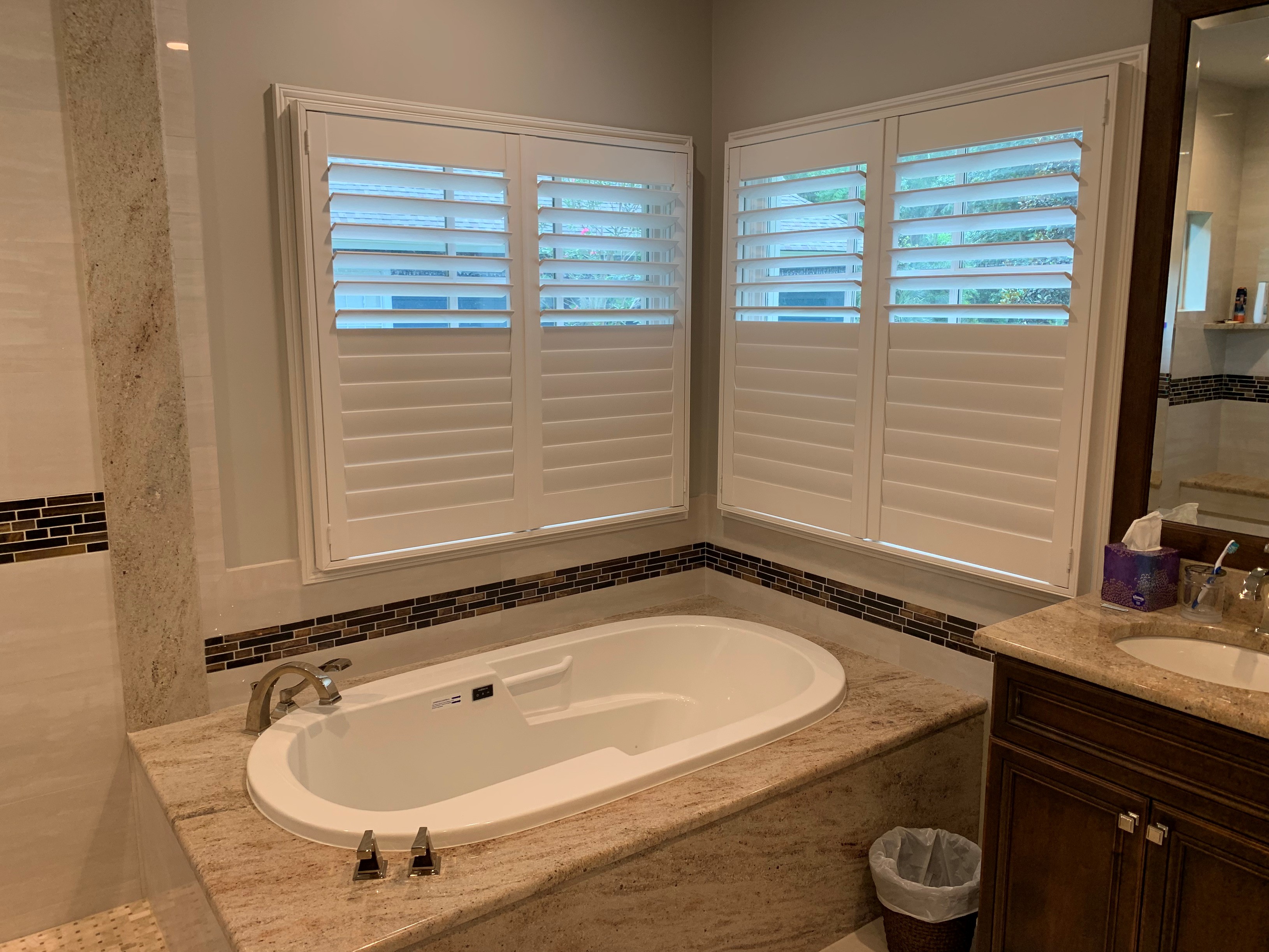 Plantation Shutters help add a touch of the Lowcountry to the interior of your home. With many frame types, you can find the best match to fit your windows and trim.