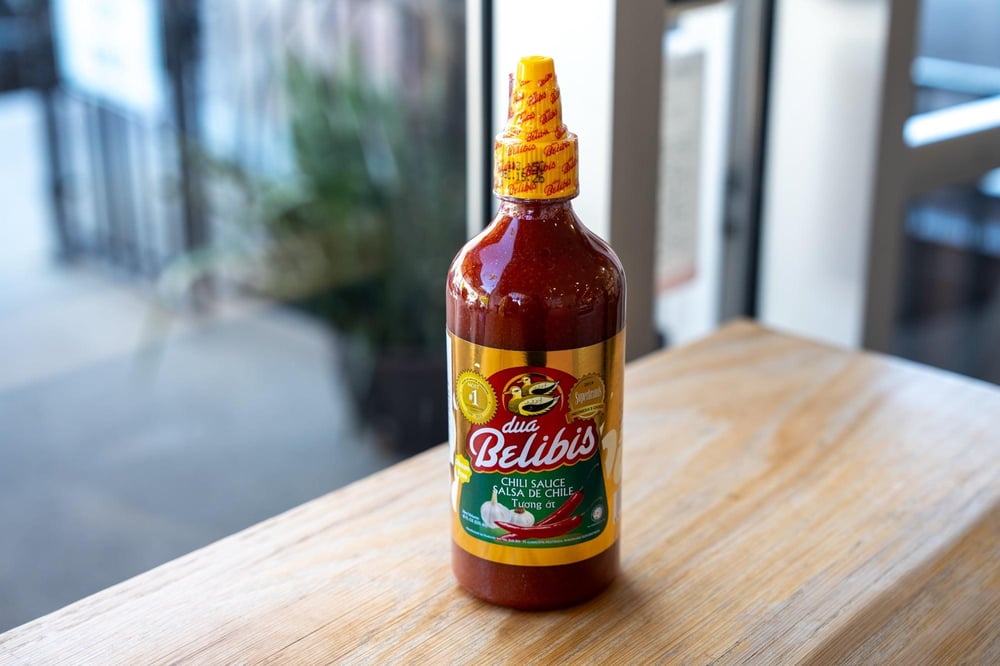 Belibis Hot Sauce Bottle