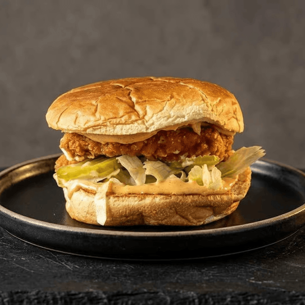 Deluxe crispy chicken sandwich