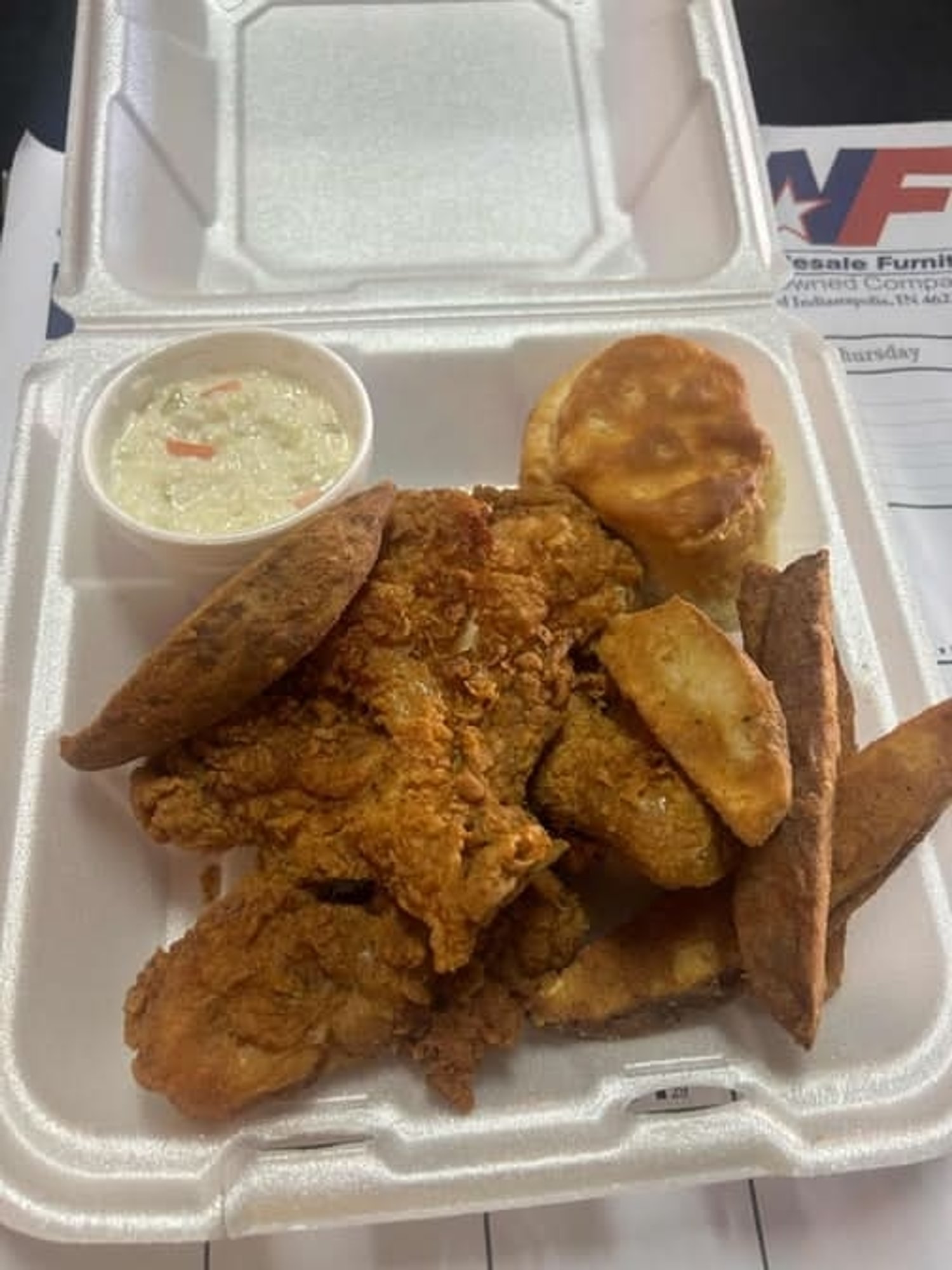 3 Piece Chicken Dinner