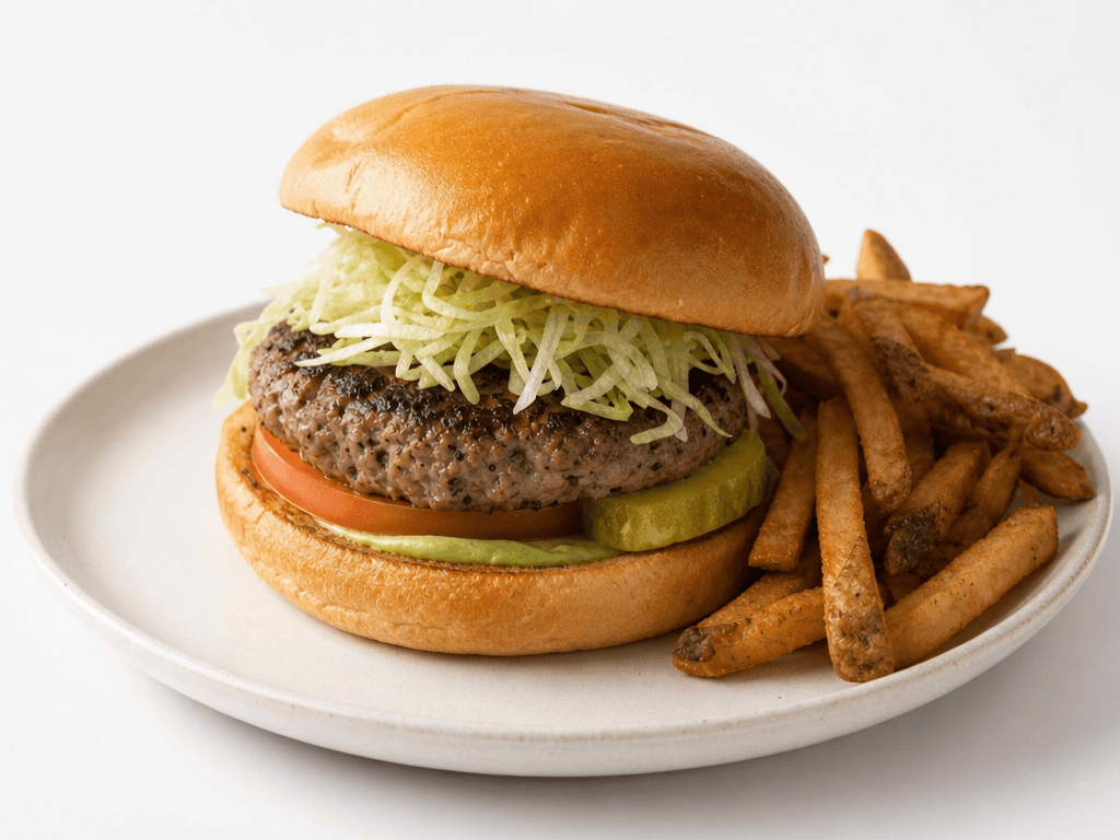 1/2lb Cheeseburger with Fries