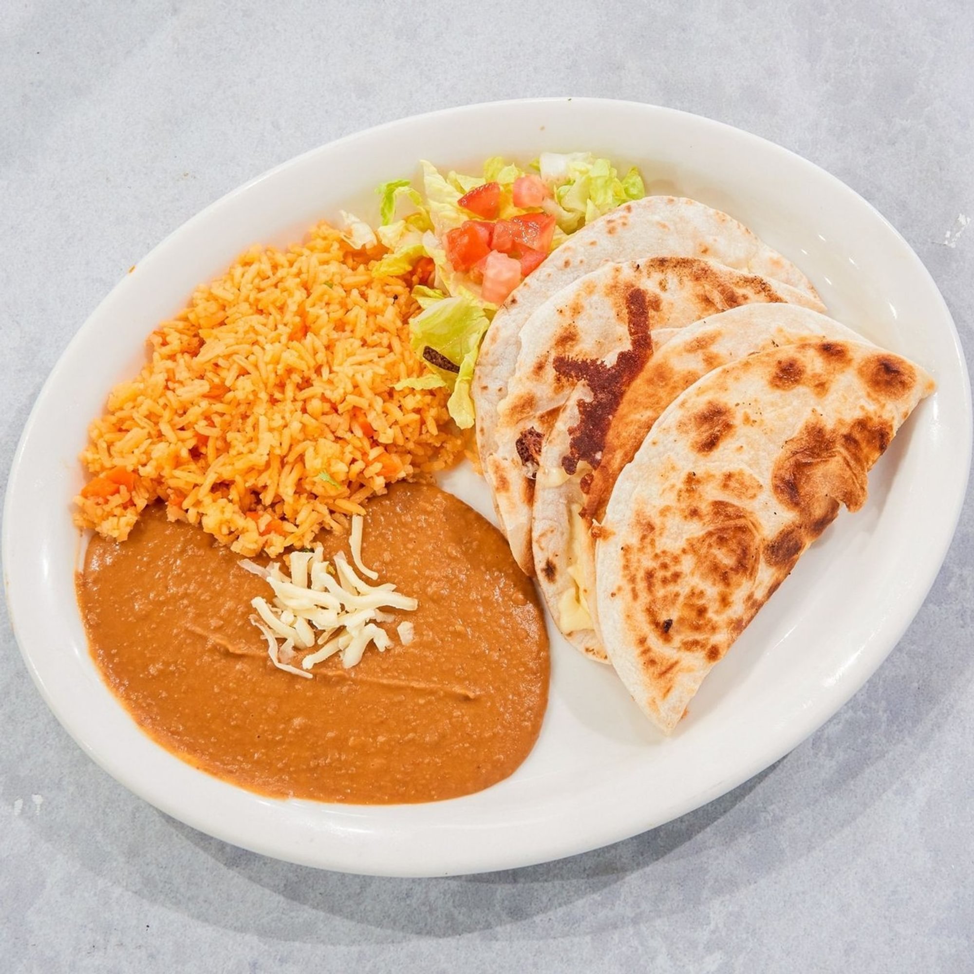 Quesadilla Plate Dinner