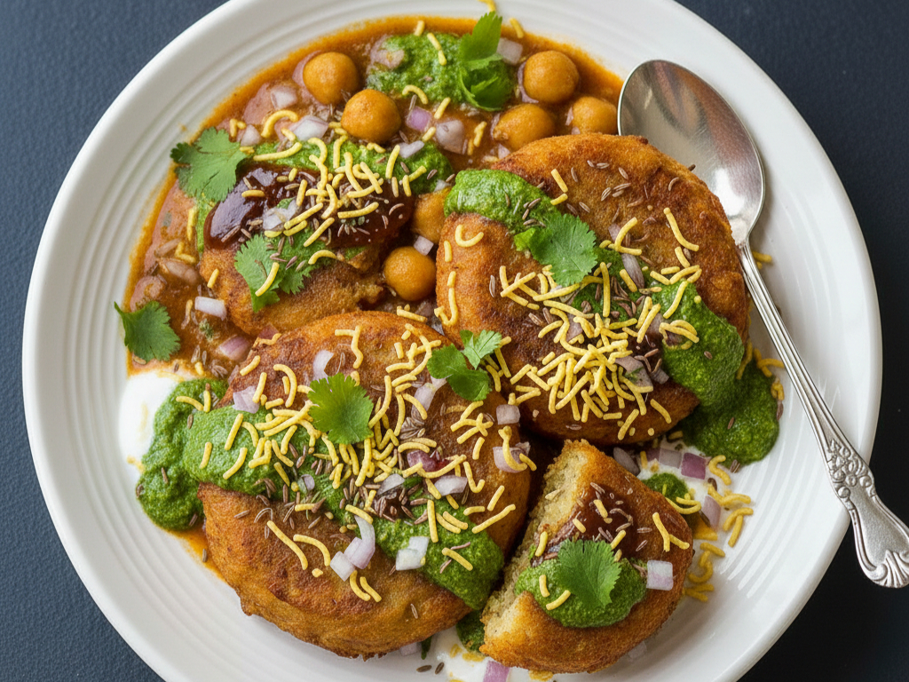Aloo Tikki Chaat