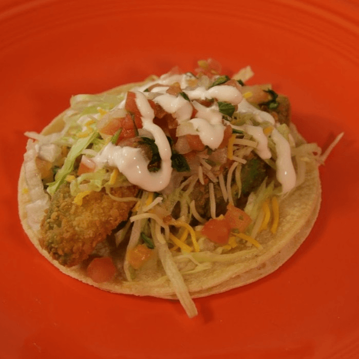 Fried Avocado Taco