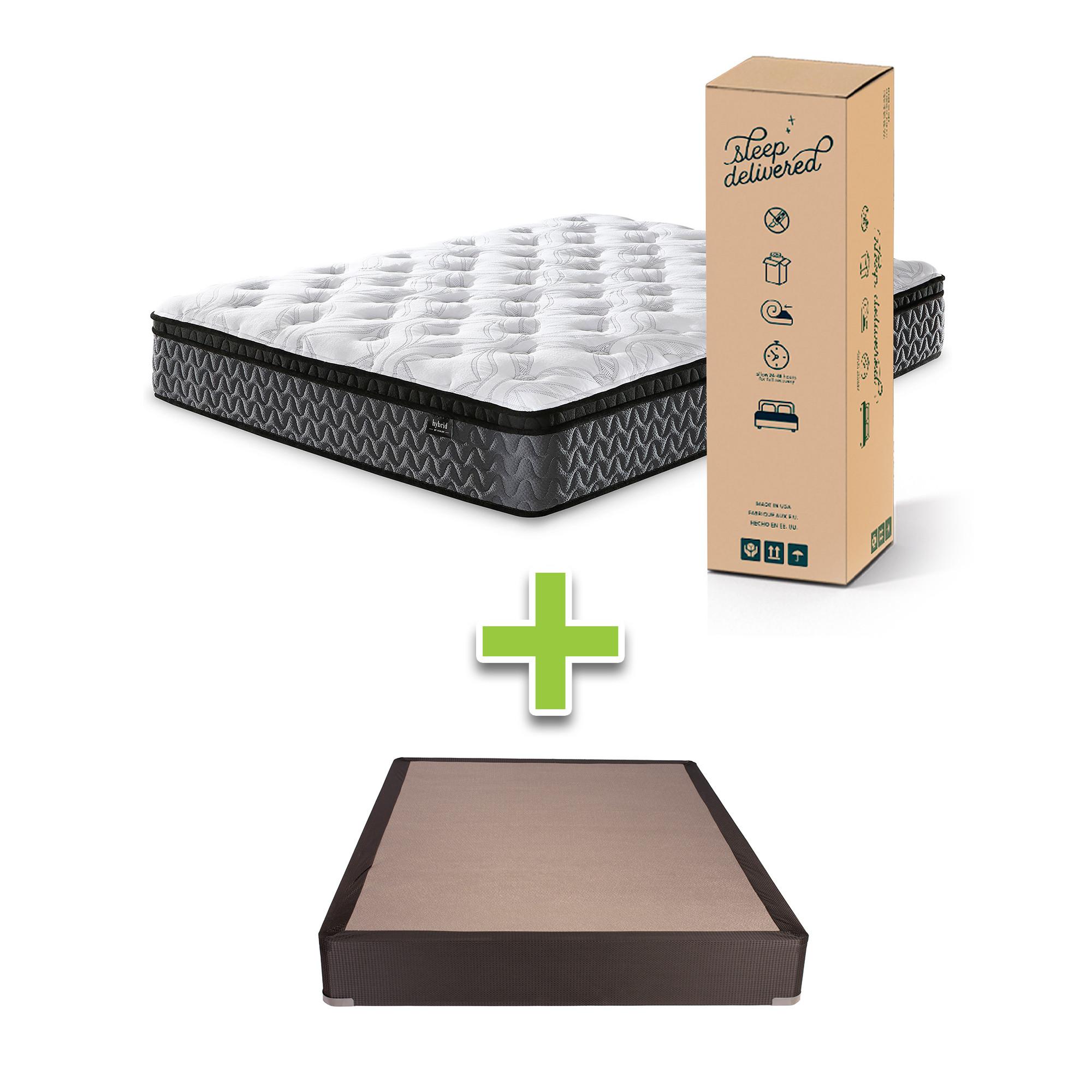 Highland Premium Better Queen Plush Pillow Top & Boxspring