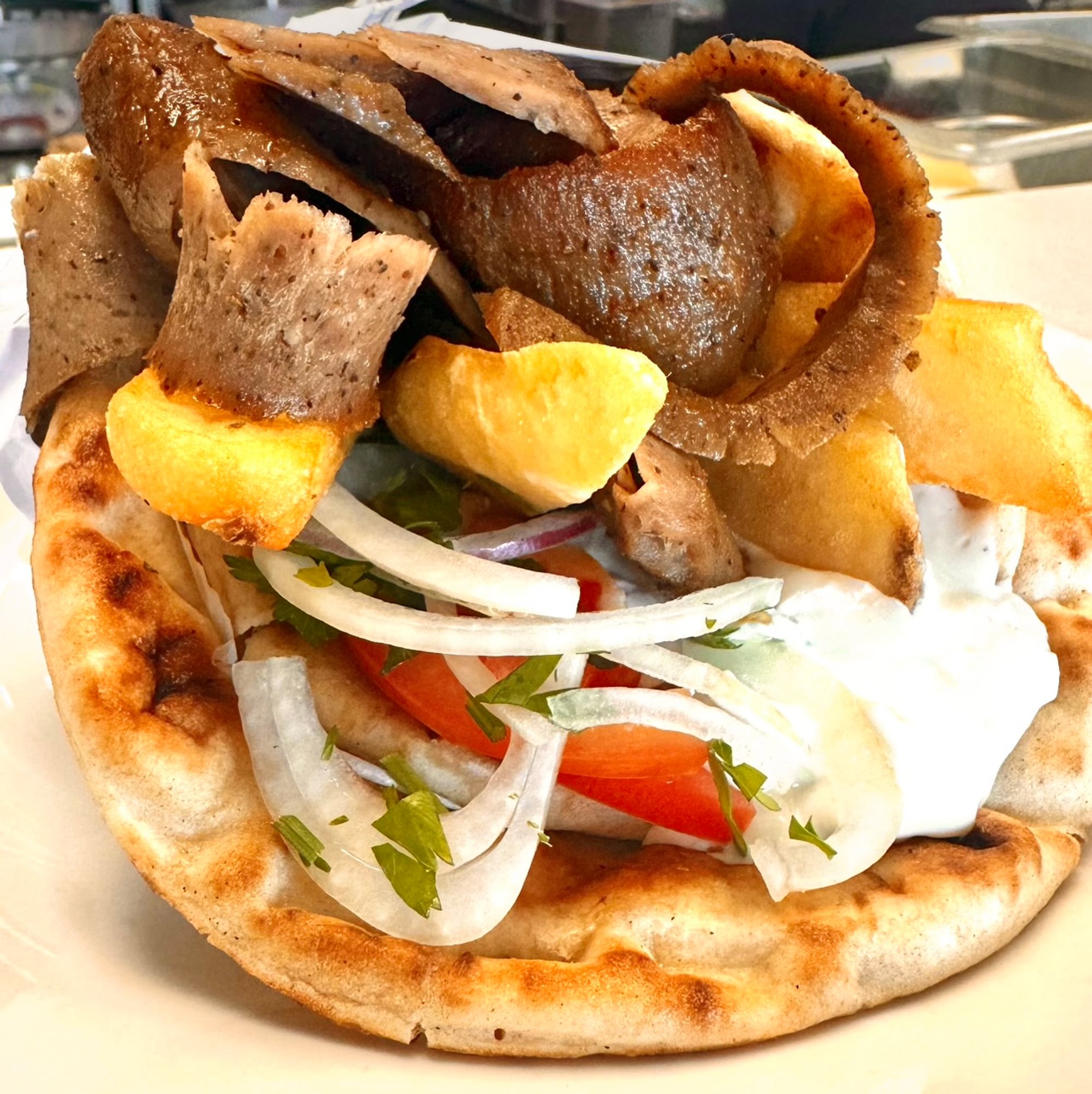 Authentic Street Athenian Beef and Lamb Gyros