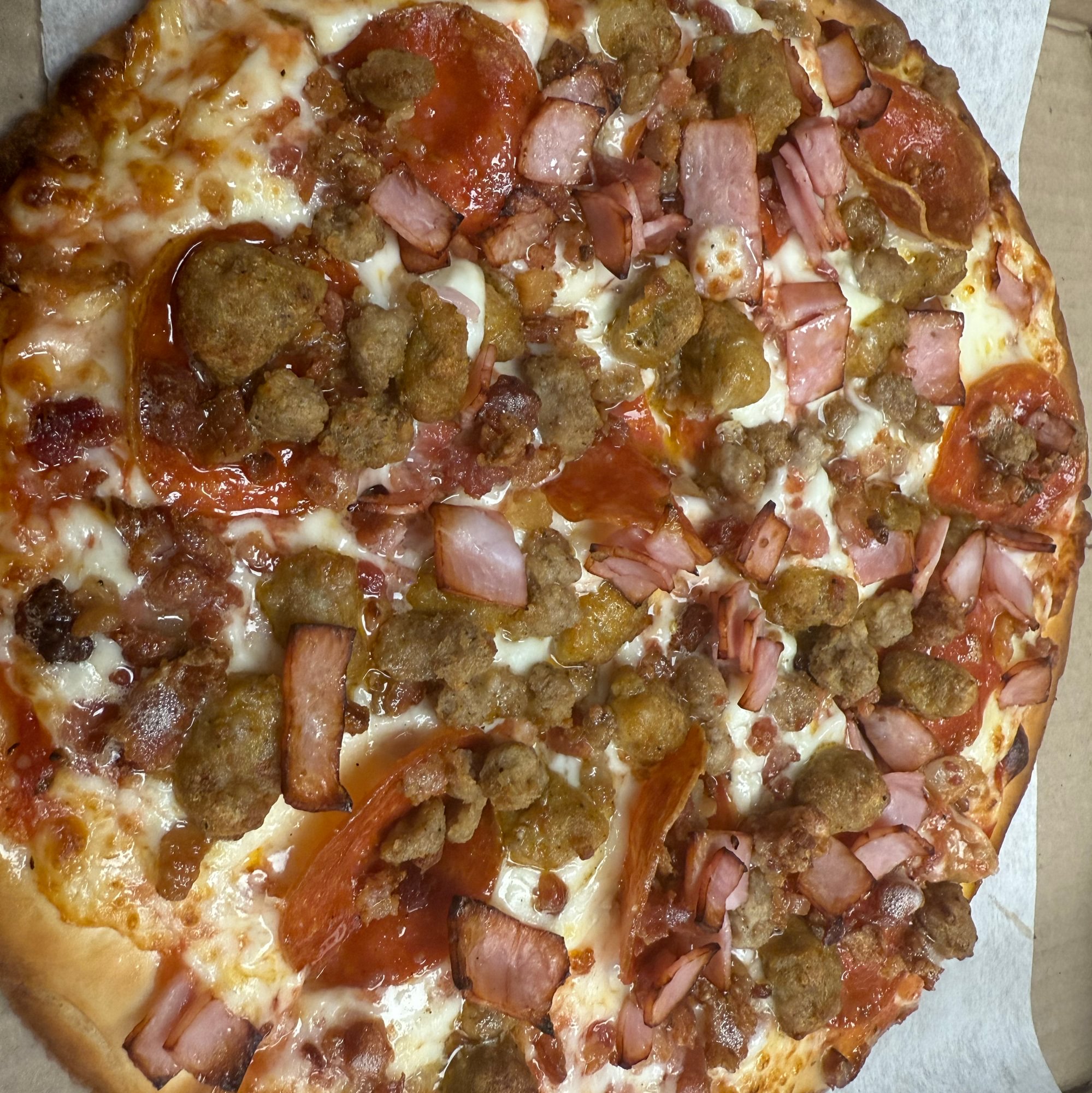 10” Gluten-Free Meat Lovers Pizza
