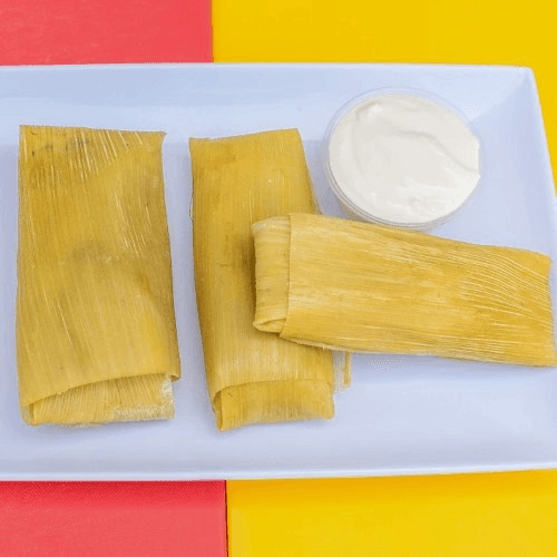 Tamal De Elote Con Crema