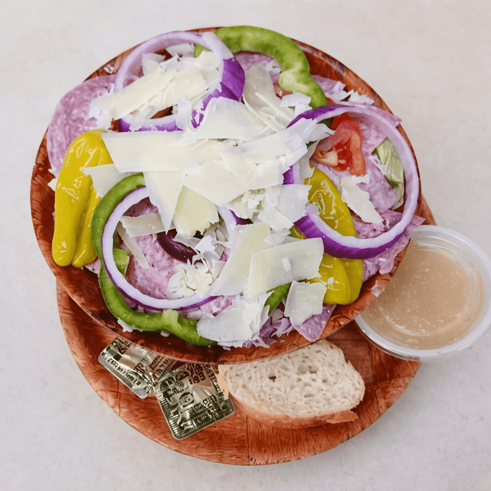 Antipasto Salad with Potato Salad