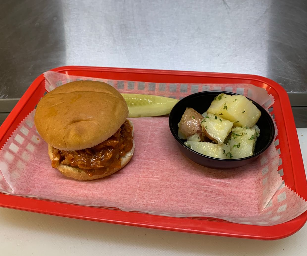 Kids Sloppy Chicken Sandwich