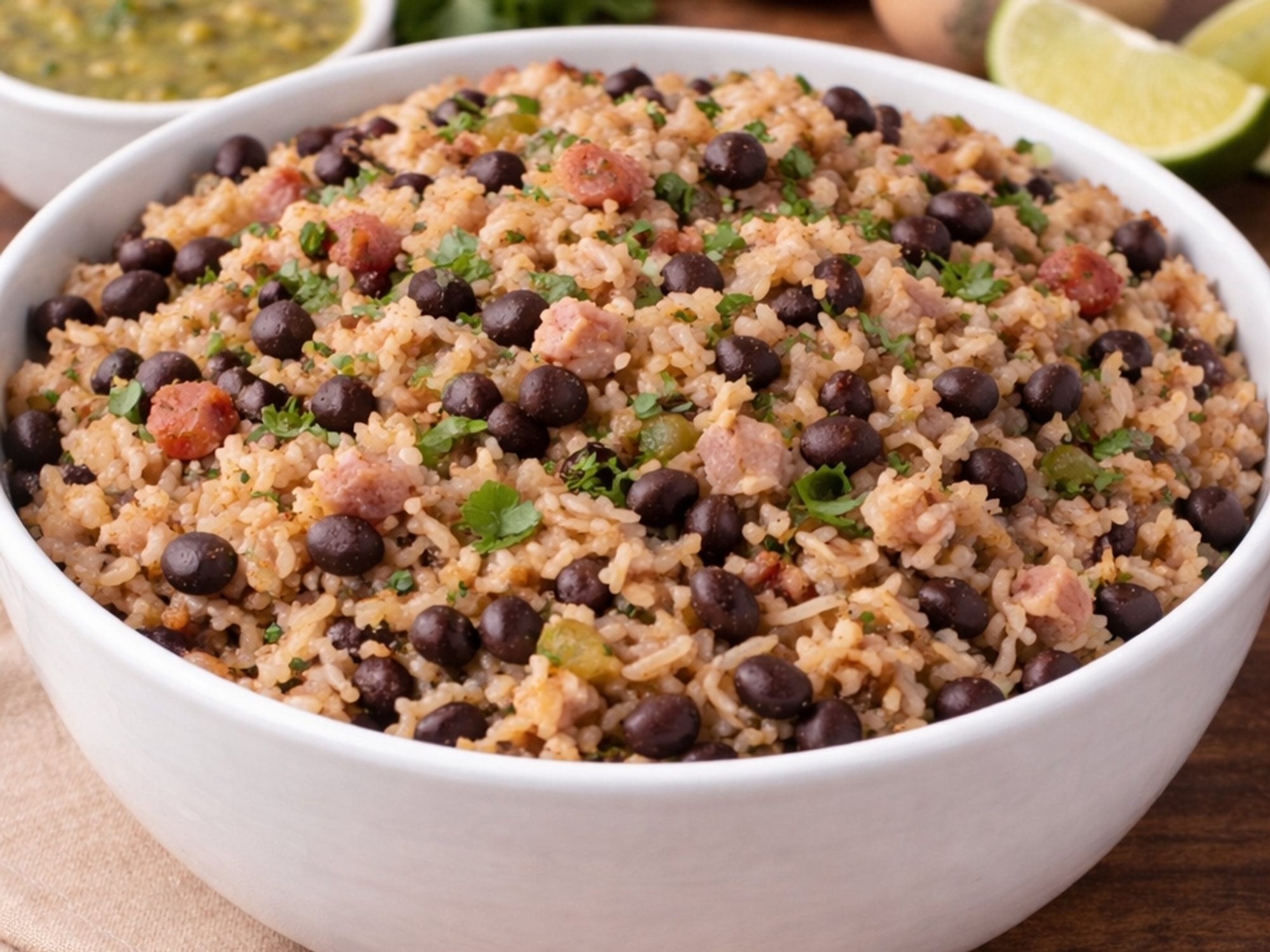 Side of Congri (Black Beans & Rice)
