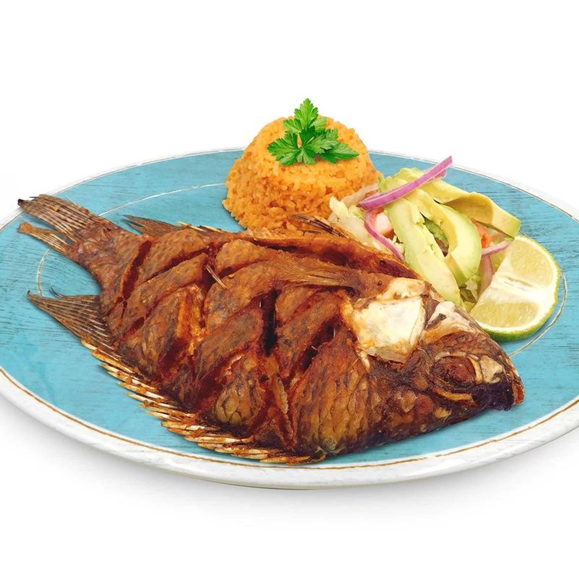 P. Whole Fried Fish / Mojarra