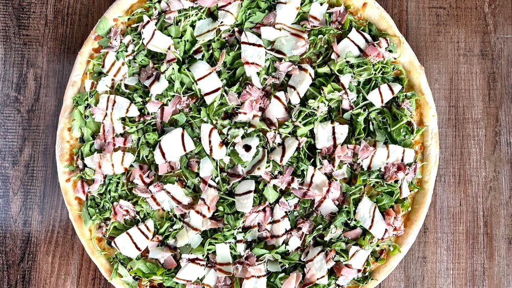 LARGE ARUGULA SALAD PIZZA