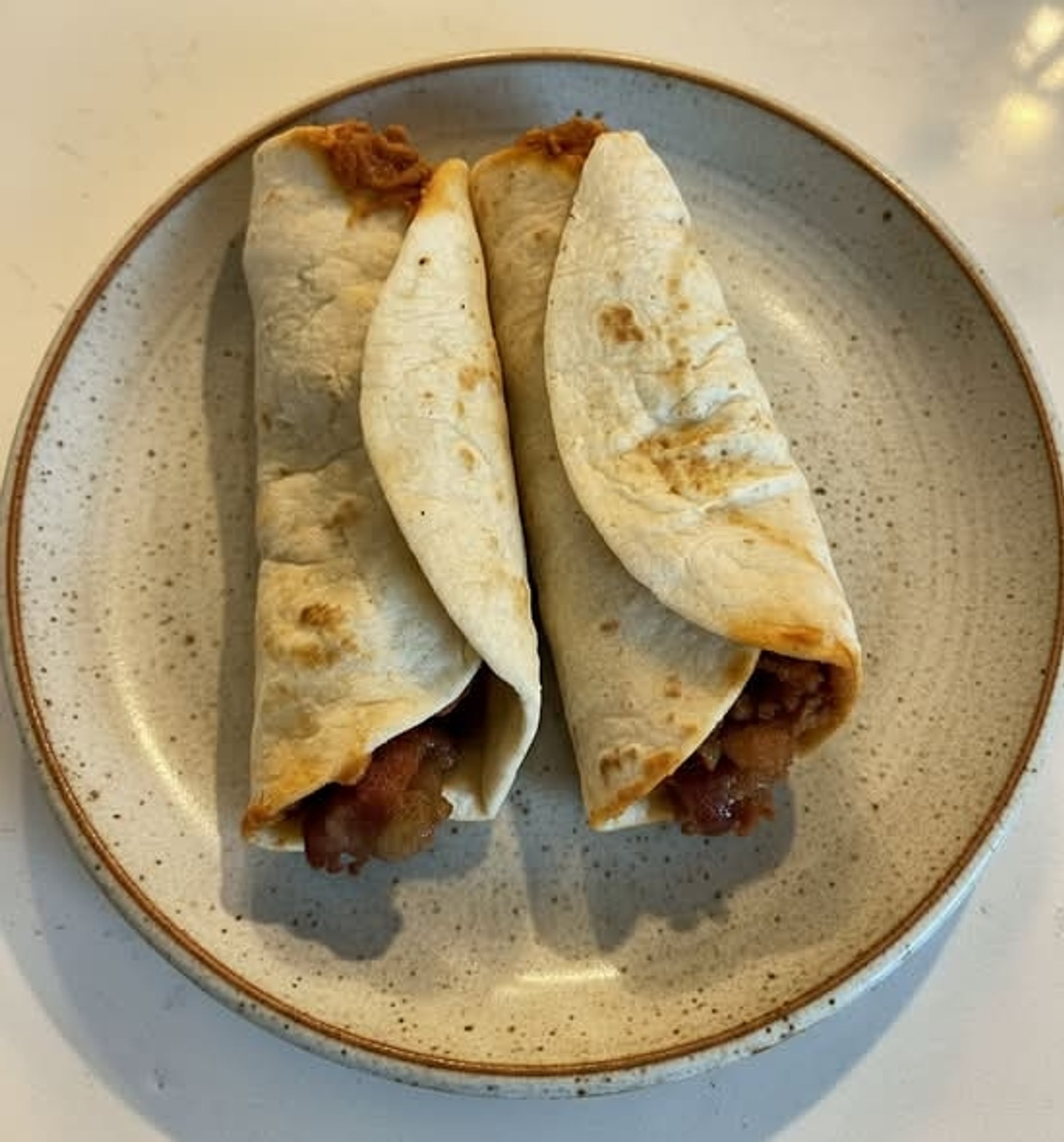 Bean Bacon Taco