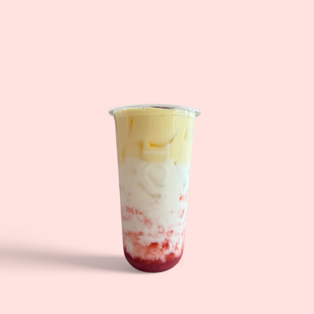 Creamy Strawberries & Bananas