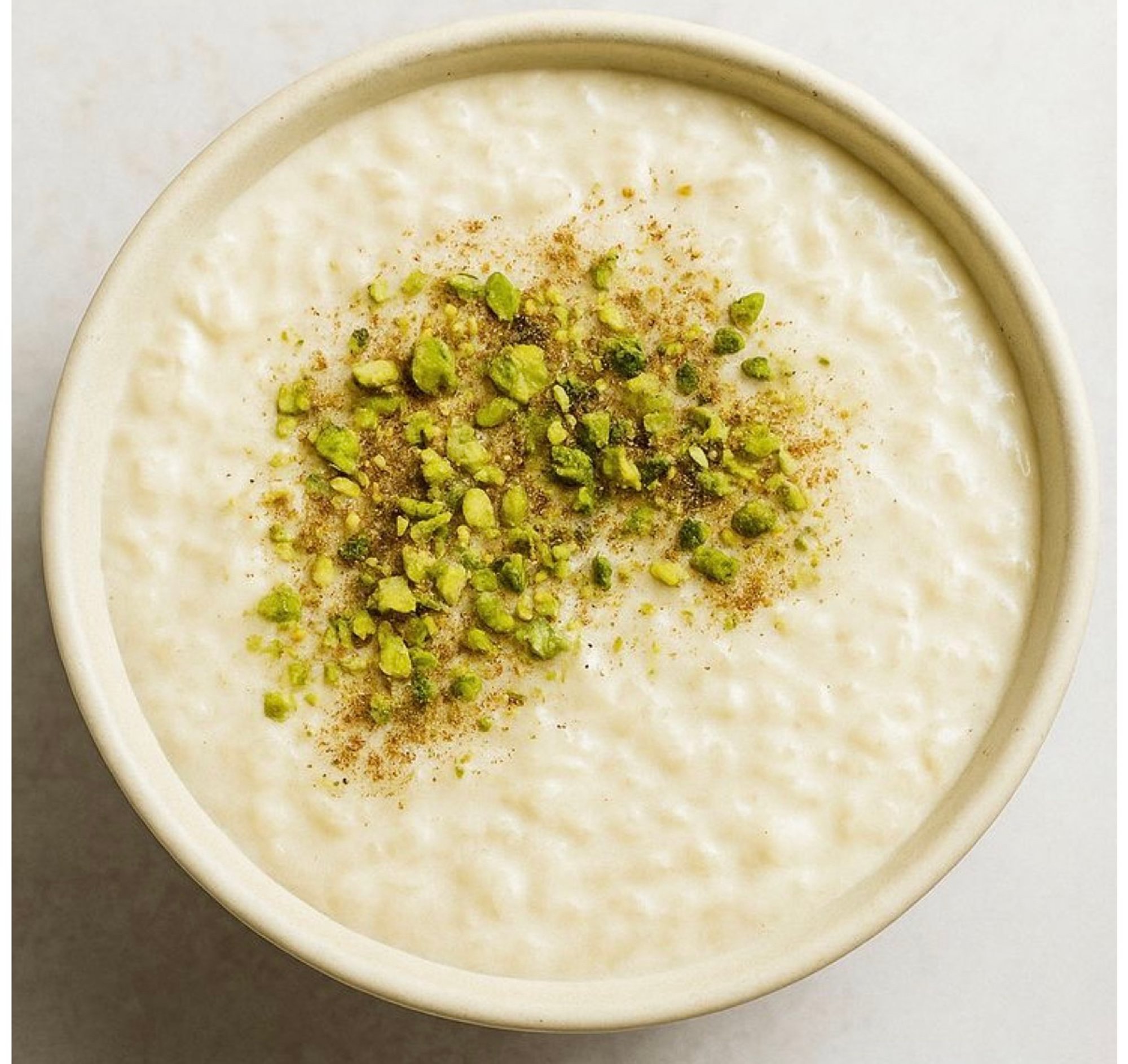 Pistachio Rice Pudding