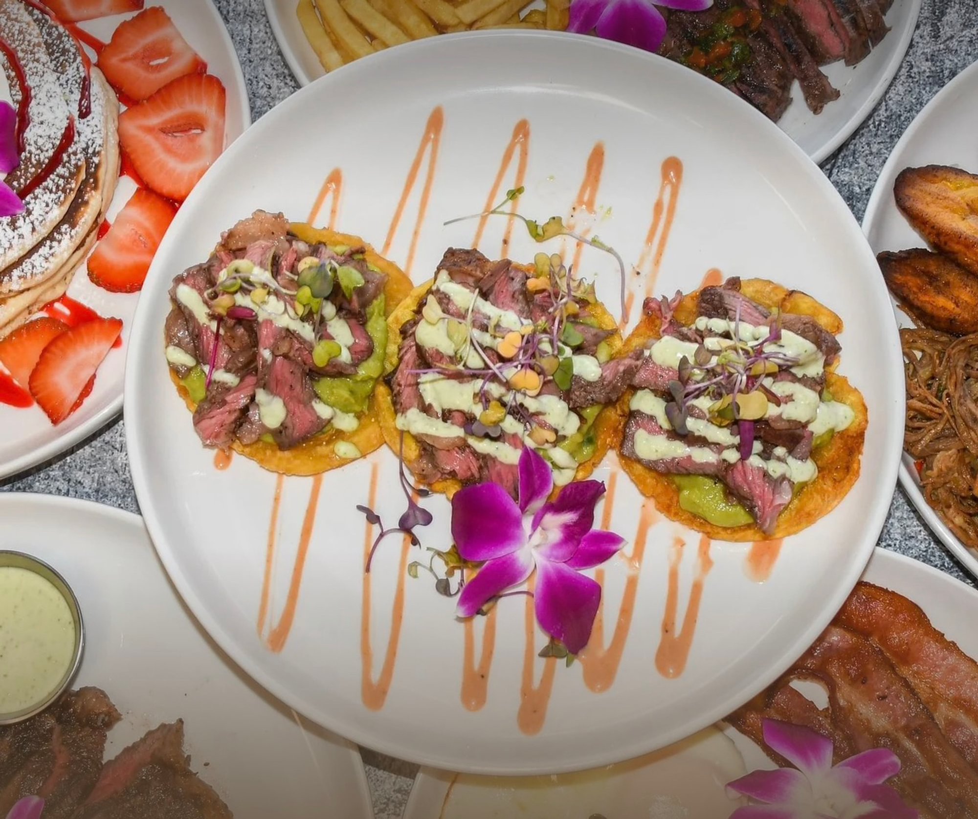 Tostones con Picanha