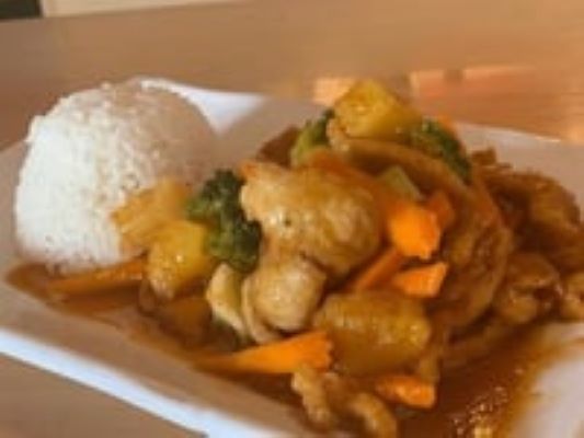 Crispy Chicken Plum Sauce (Lunch)