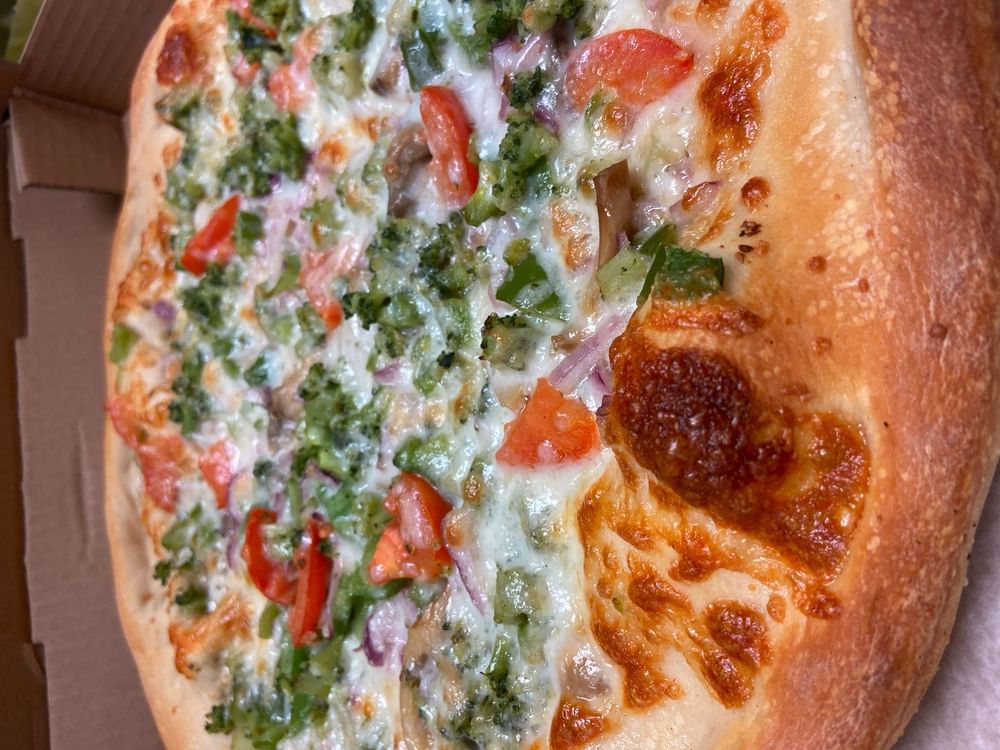 Vegetarian White Pizza