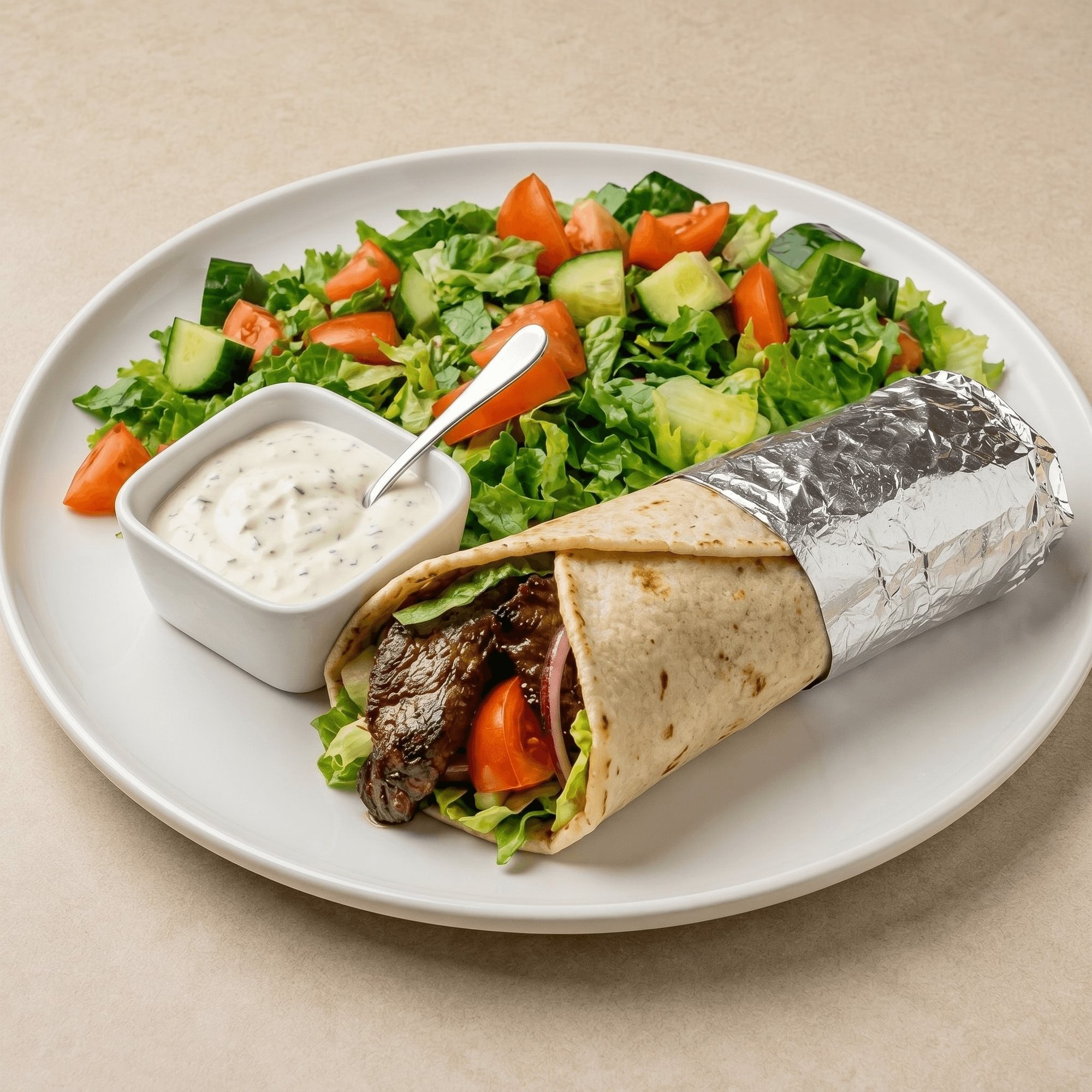 16. Beef Shish Kabob Wrap