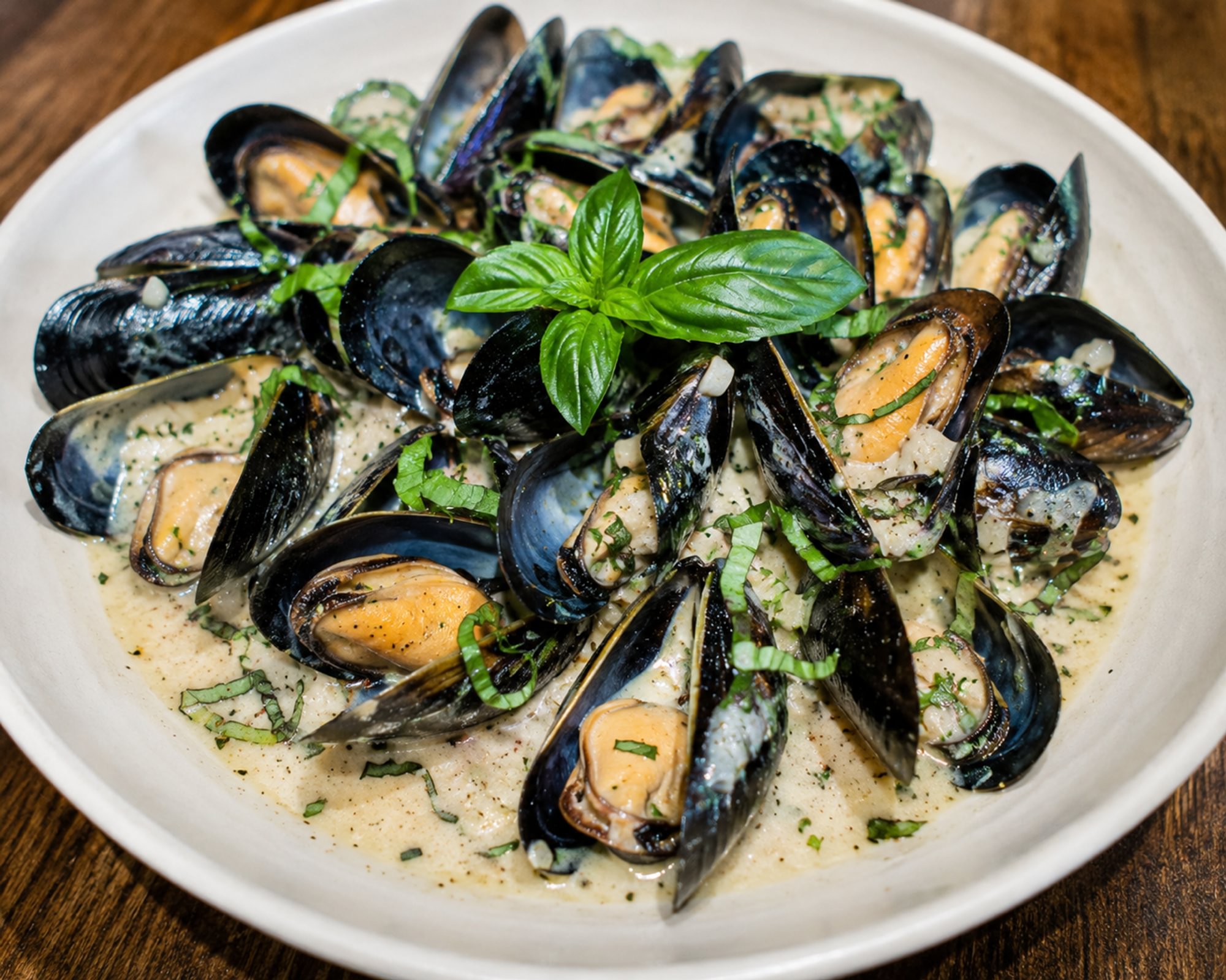 Mussels in White Sauce