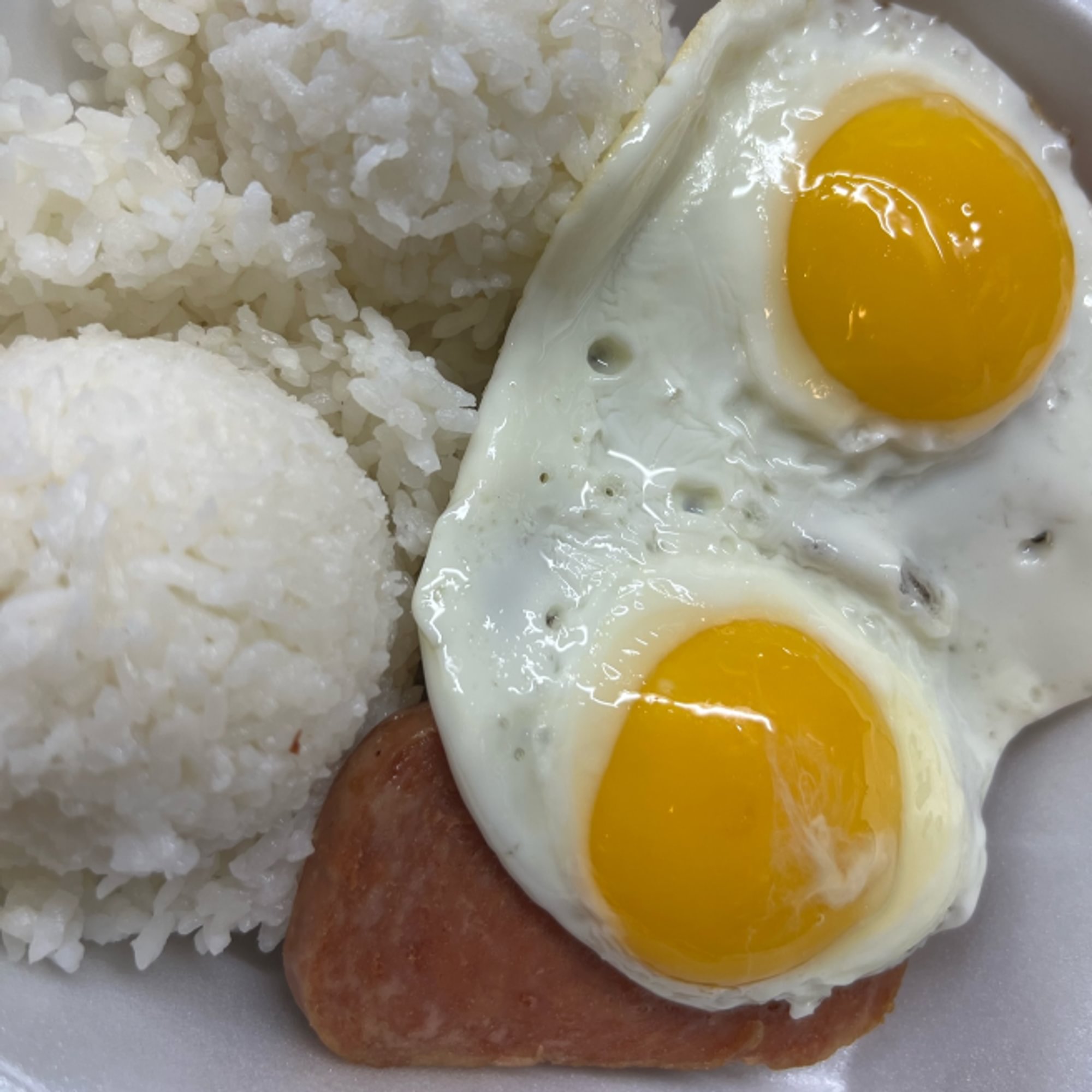 Spam & Eggs Plate