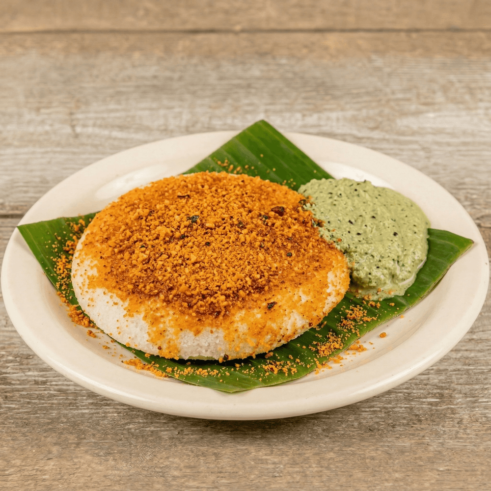 Pudi Idli with Ghee (1Piece)