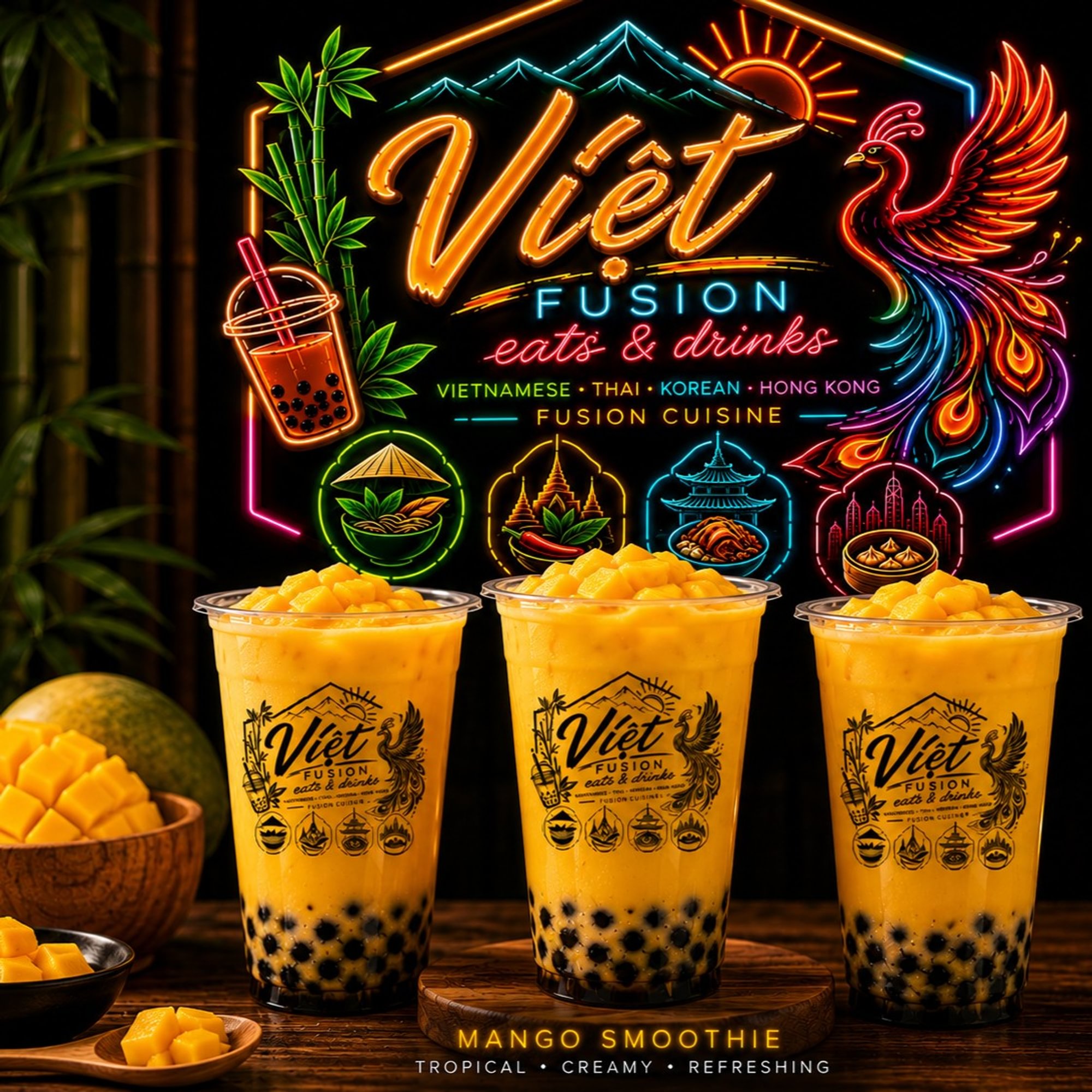 D4. Mango Milk Tea