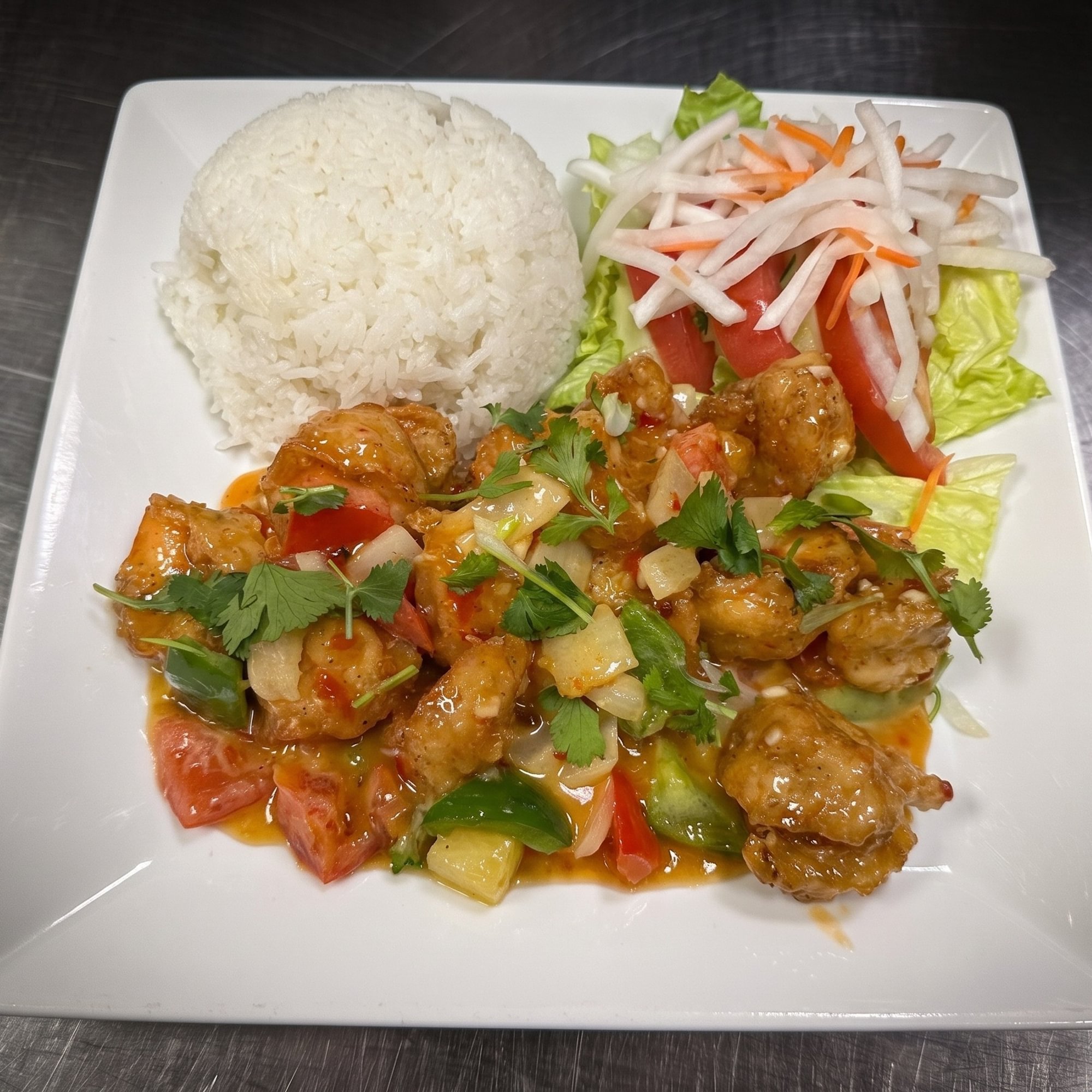 C6. Bang Bang Shrimp Plate