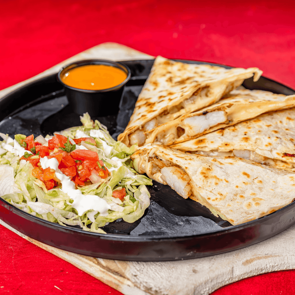 Fried Shrimp Quesadilla
