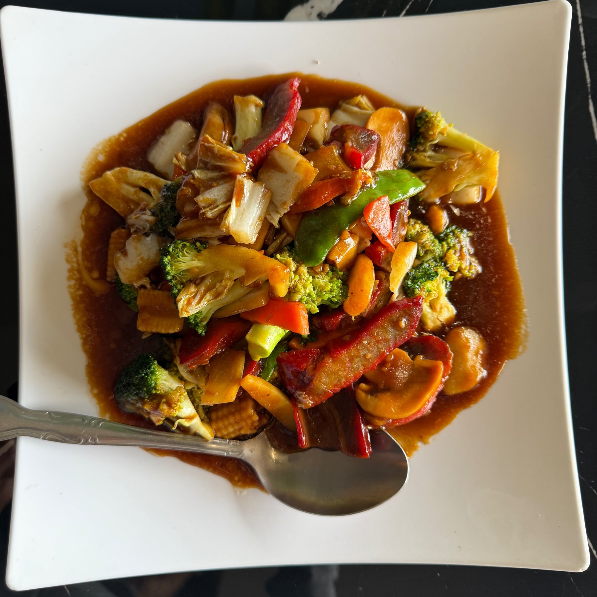 BBQ Pork with Vegetables